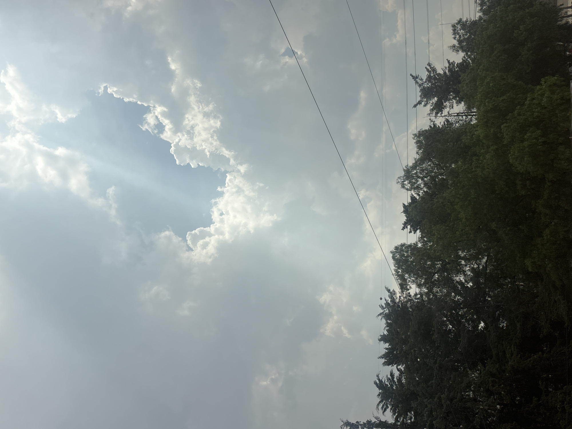 Partly cloudy afternoon documented in Buenavista, Mexico