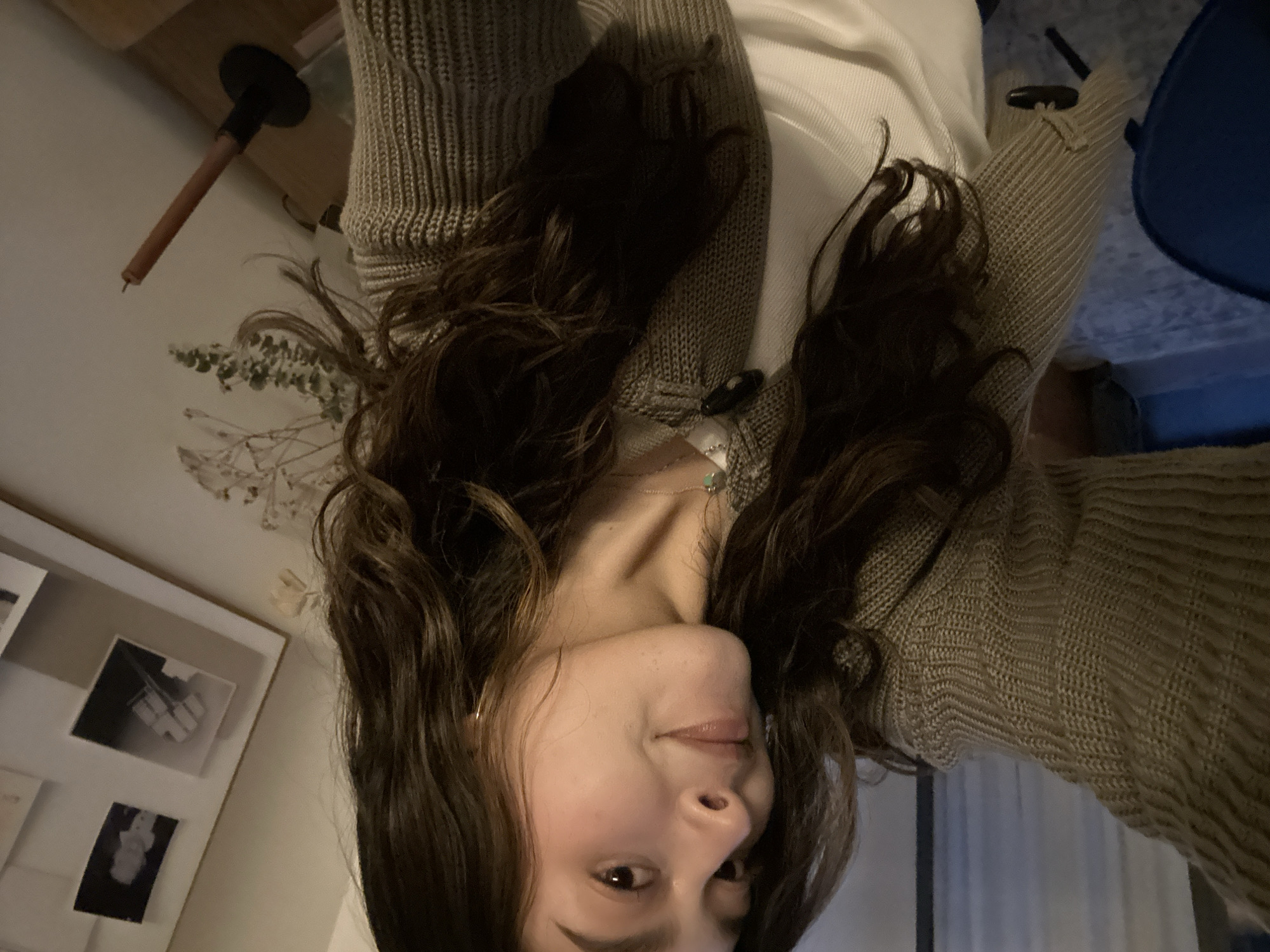 Woman photographed indoors in Mexico City