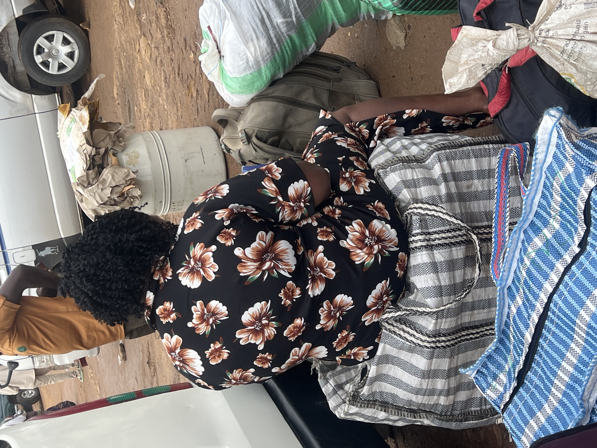 Morning hustle at a Jos motor park transit hub