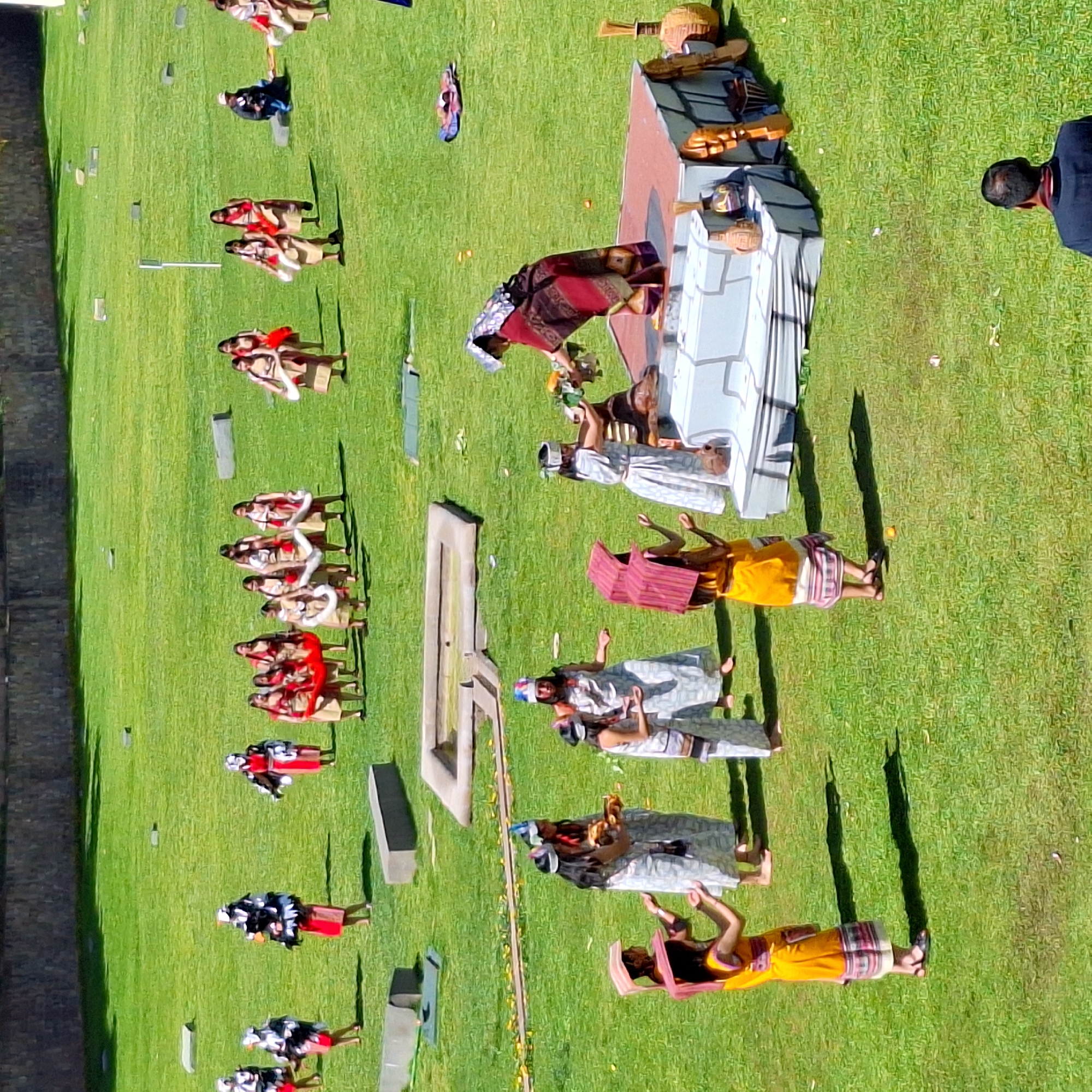 Traditional ceremonial dance performance held in Cuzco, Peru