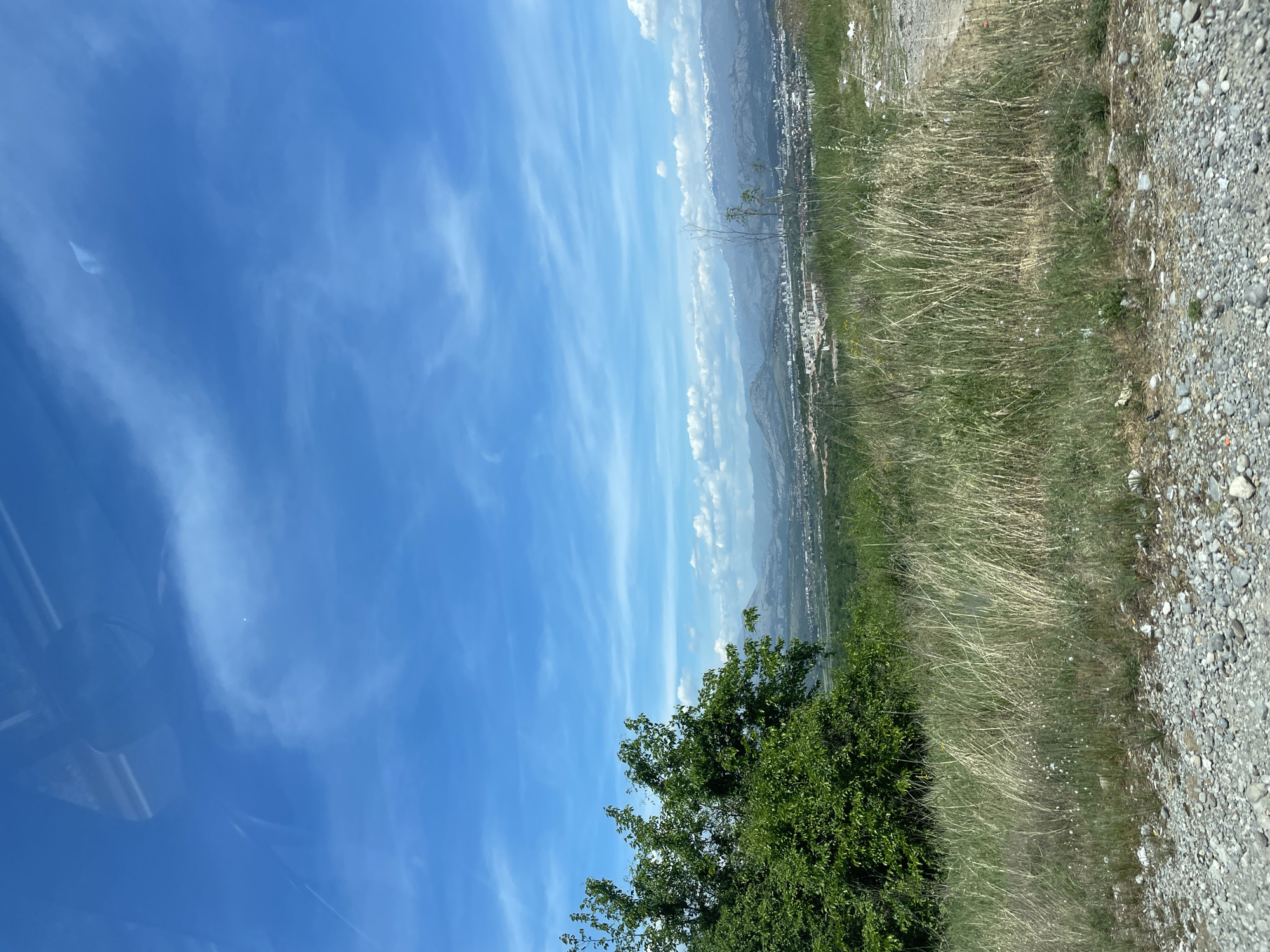 Clear skies photographed over Montenegro landscape