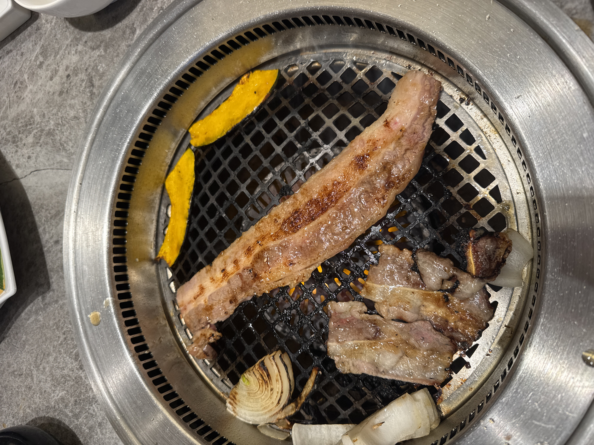 Japanese barbecue lunch documented in Kuta Selatan restaurant