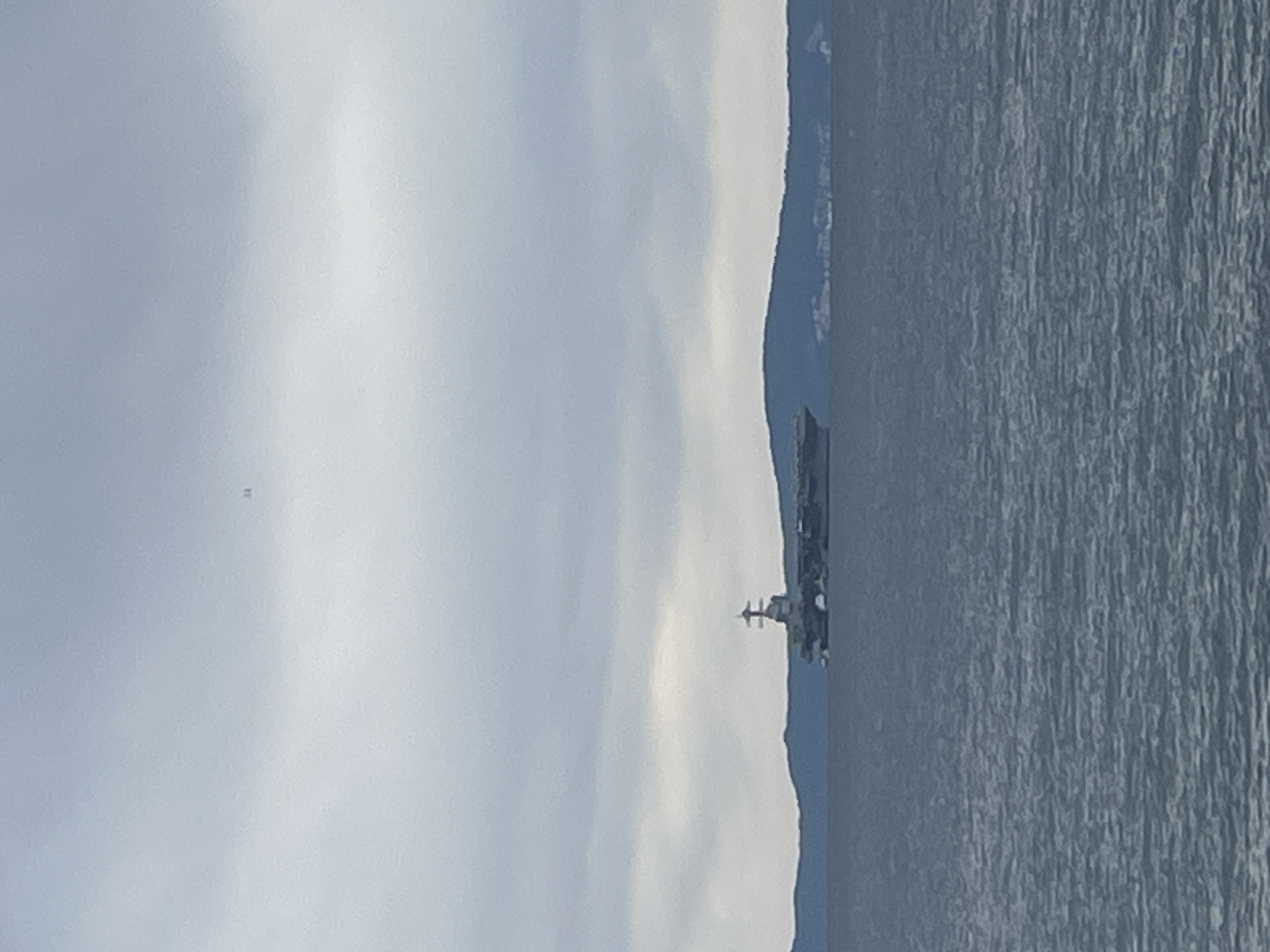 Aircraft carrier spotted in waters off Split, Croatia