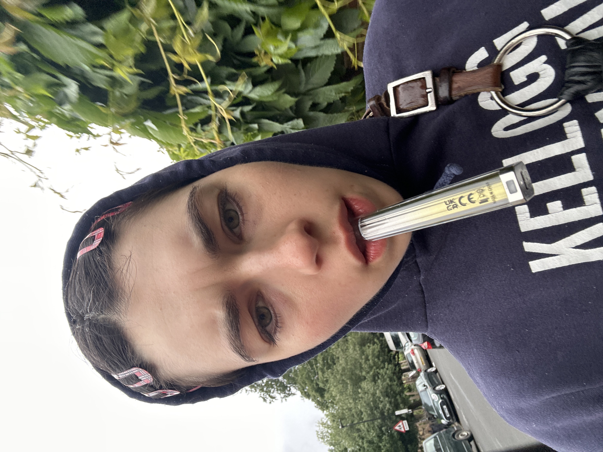 Young person observed vaping in London area