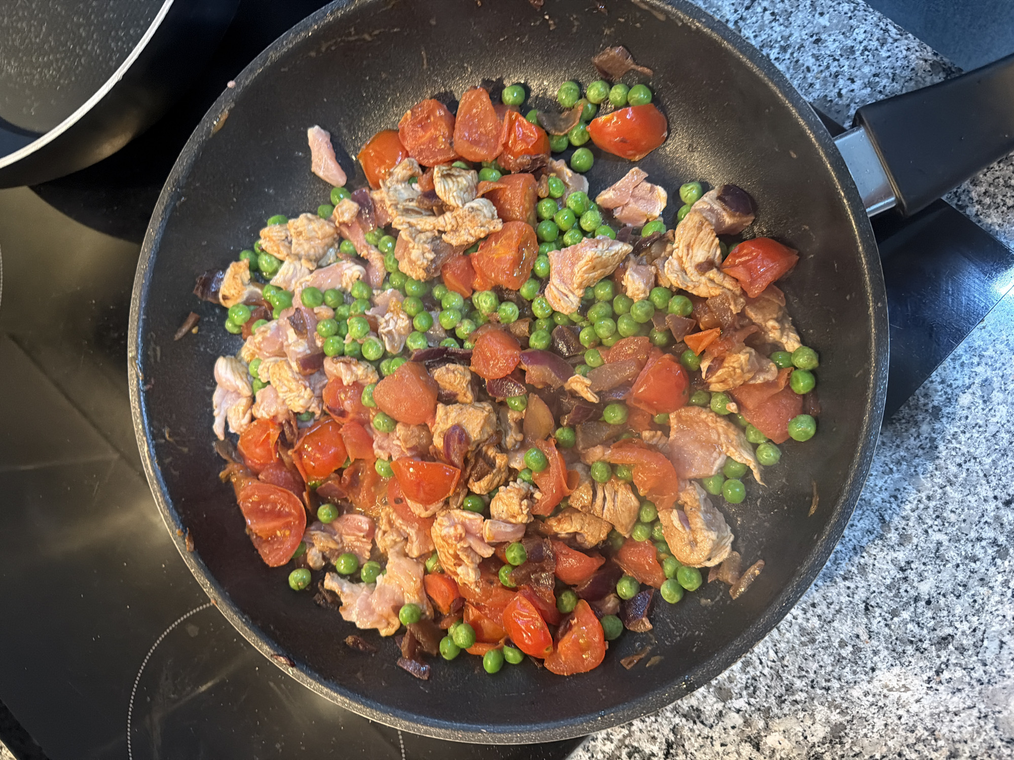 Home cooking session captured in Vila Real, Portugal