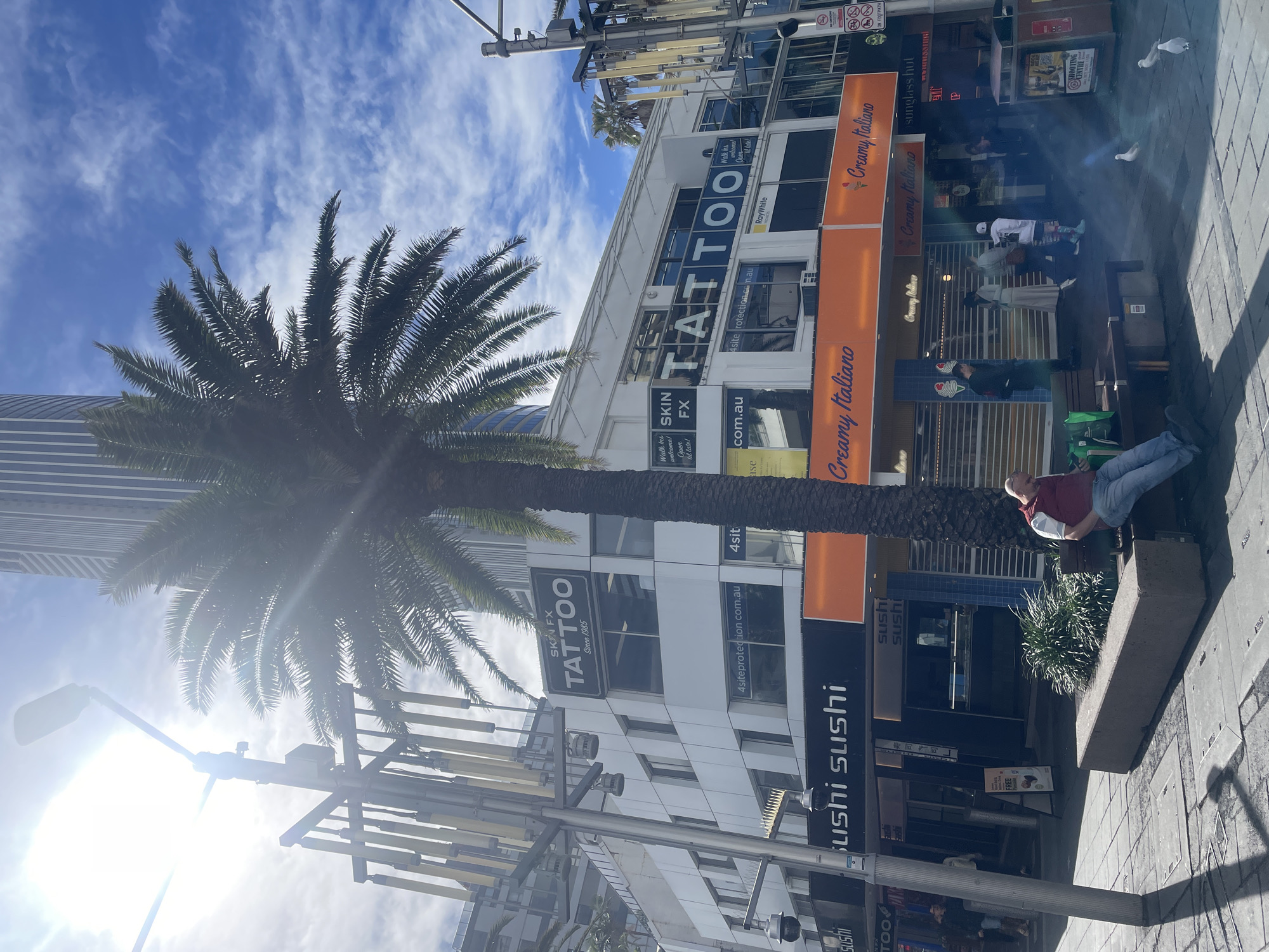 Late-night tour of Surfers Paradise's strip, food, and beach