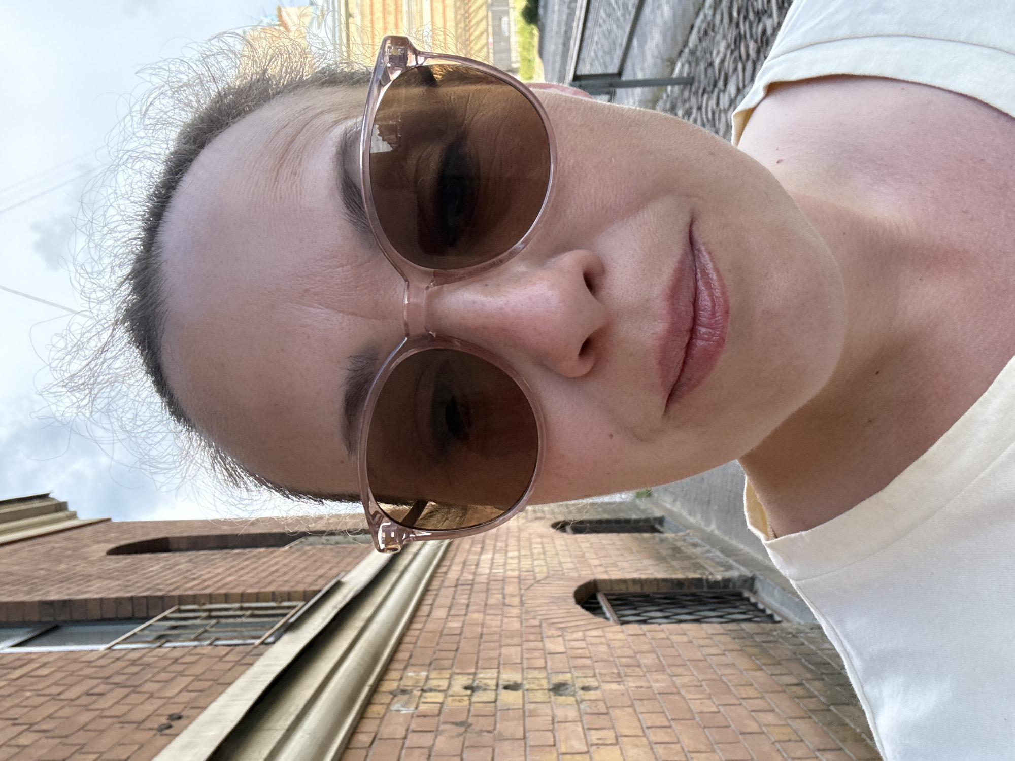 Sunny afternoon in Riga: street life, murals, and construction