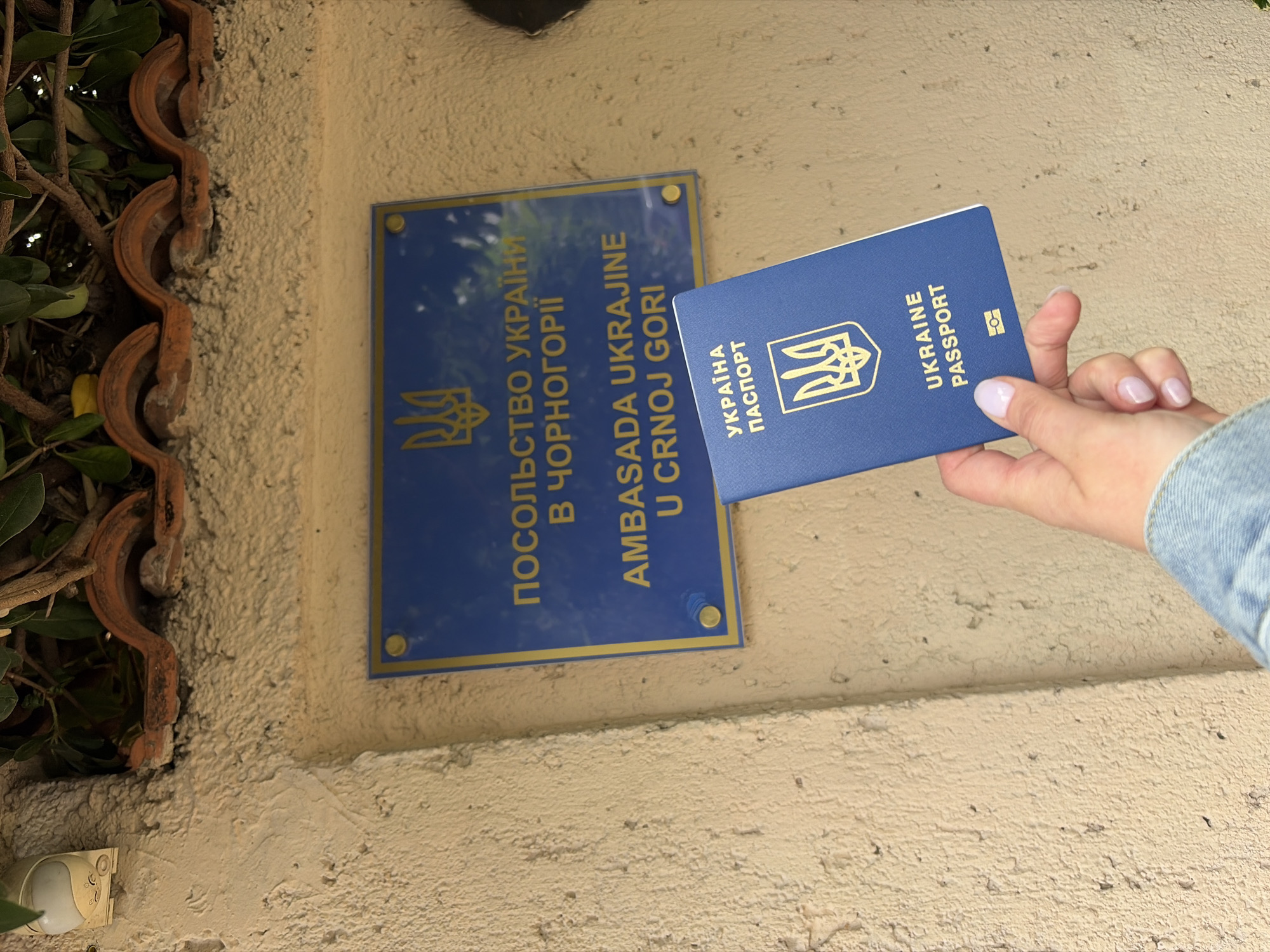 Person with passport visits Ukrainian Embassy in Podgorica