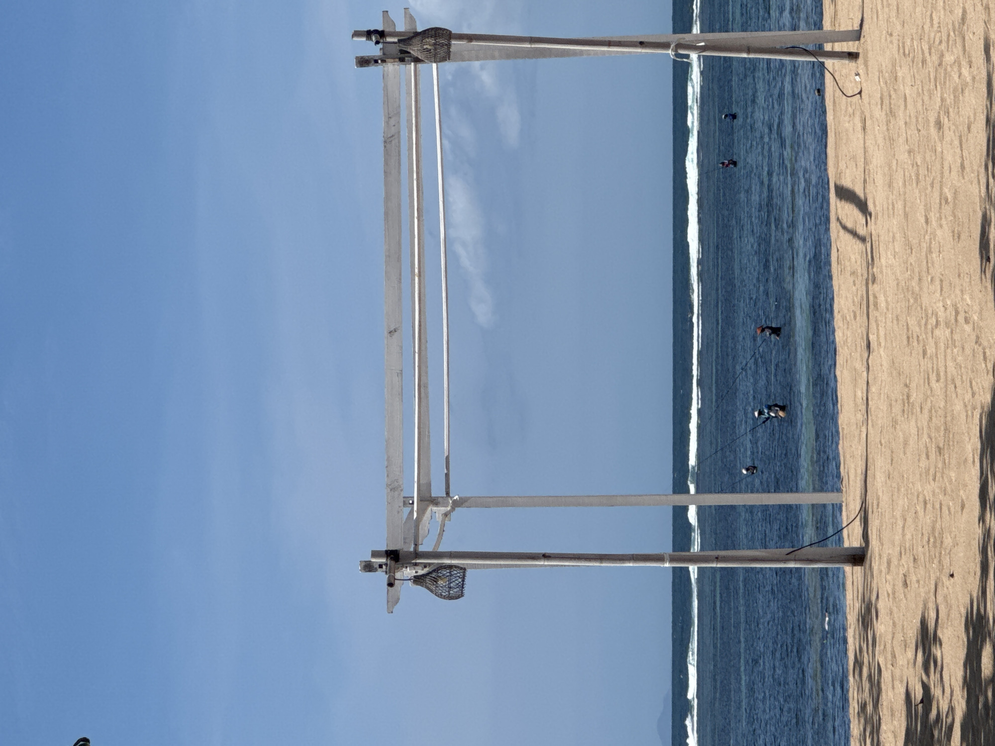 Morning beach scenes documented in Kuta Selatan resort area