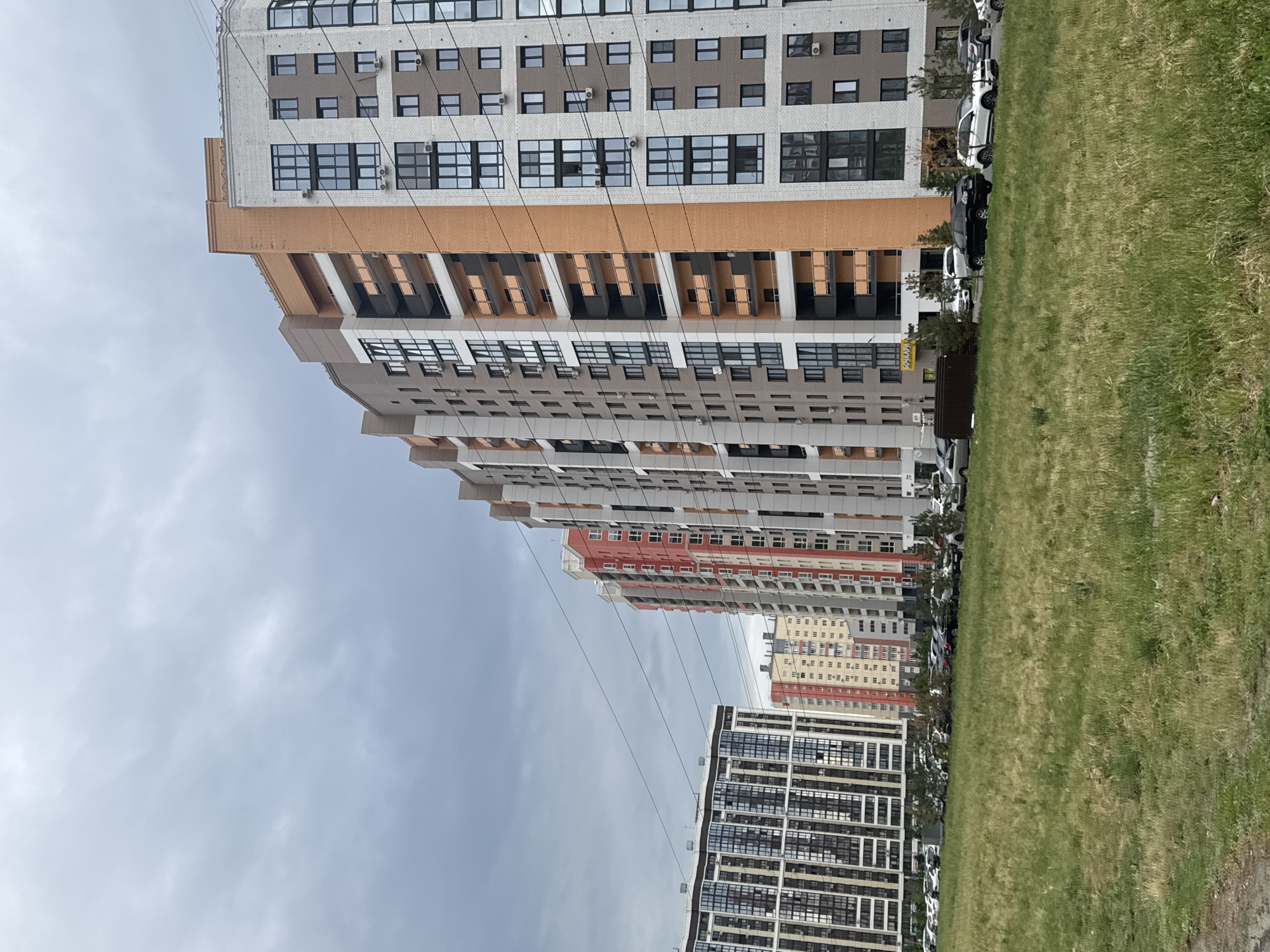 Afternoon walk through residential Barnaul neighborhoods and parks