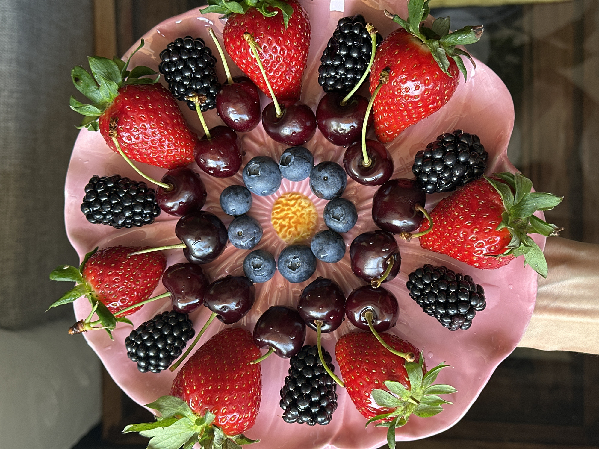 Artistic Berry Arrangement Photographed in Wisła, Poland