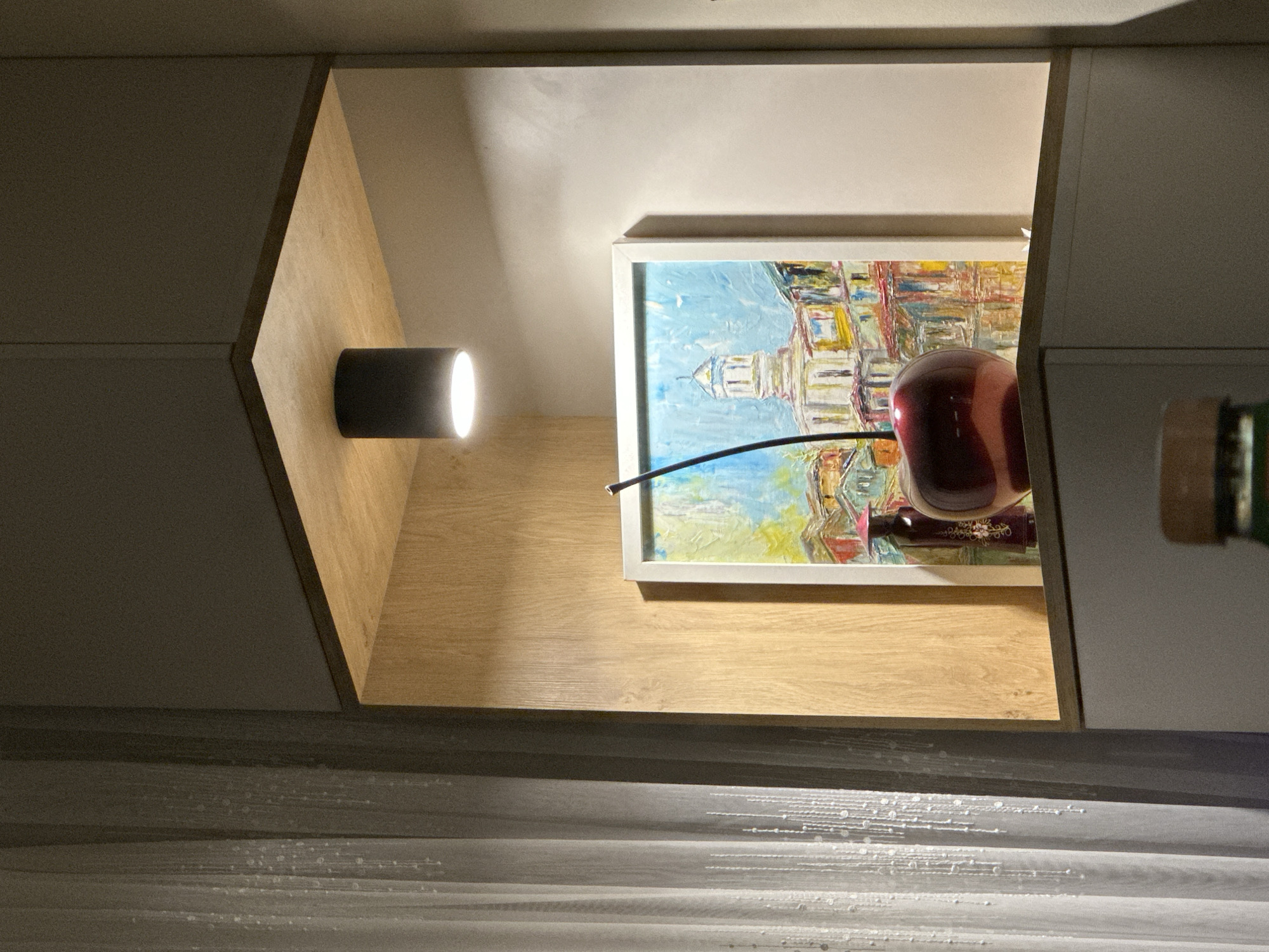 Man observed in cluttered apartment interior in Plovdiv