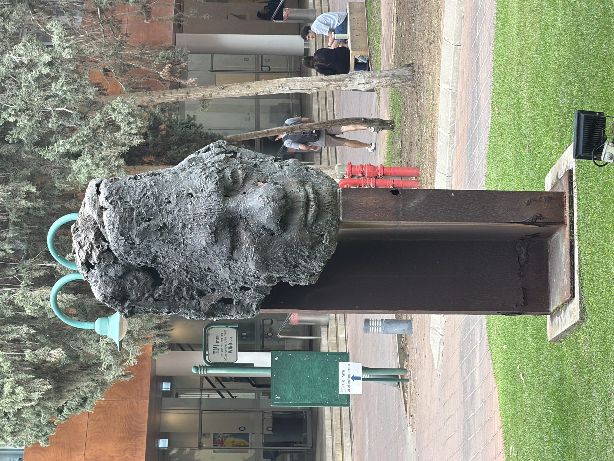 Art installations and spring blooms documented in Herzliya