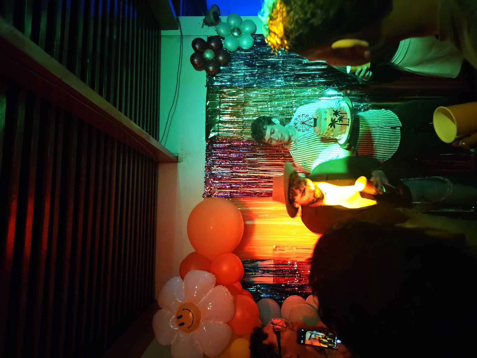 Early morning birthday party celebrated in Santiago de Surco