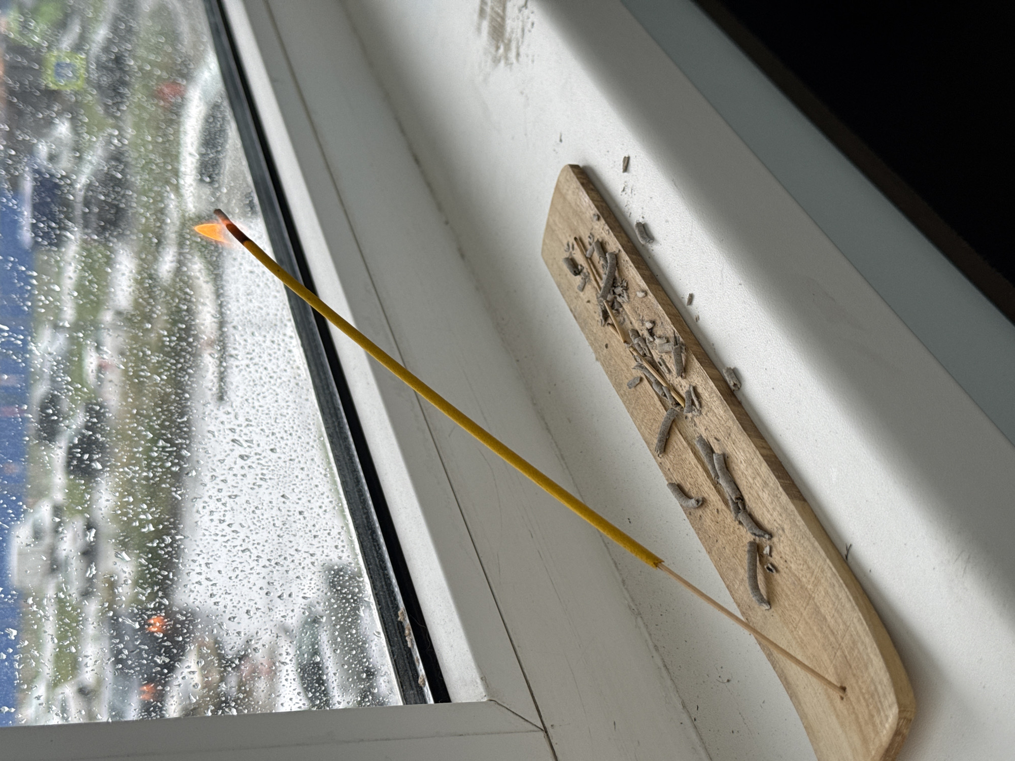 Rainy afternoon indoors documented in Rostov-on-Don apartment setting