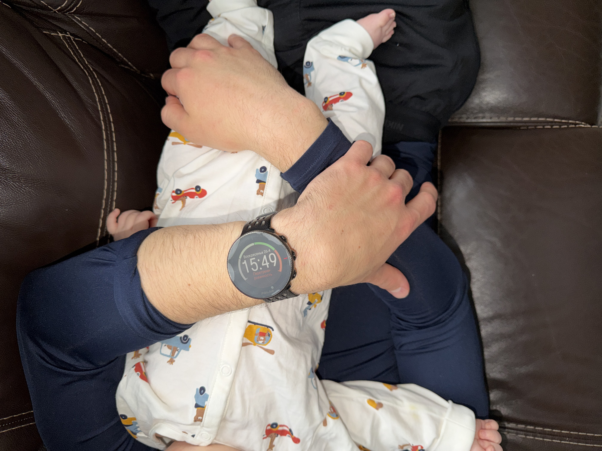 Family moments captured during quiet afternoon in Khimki home