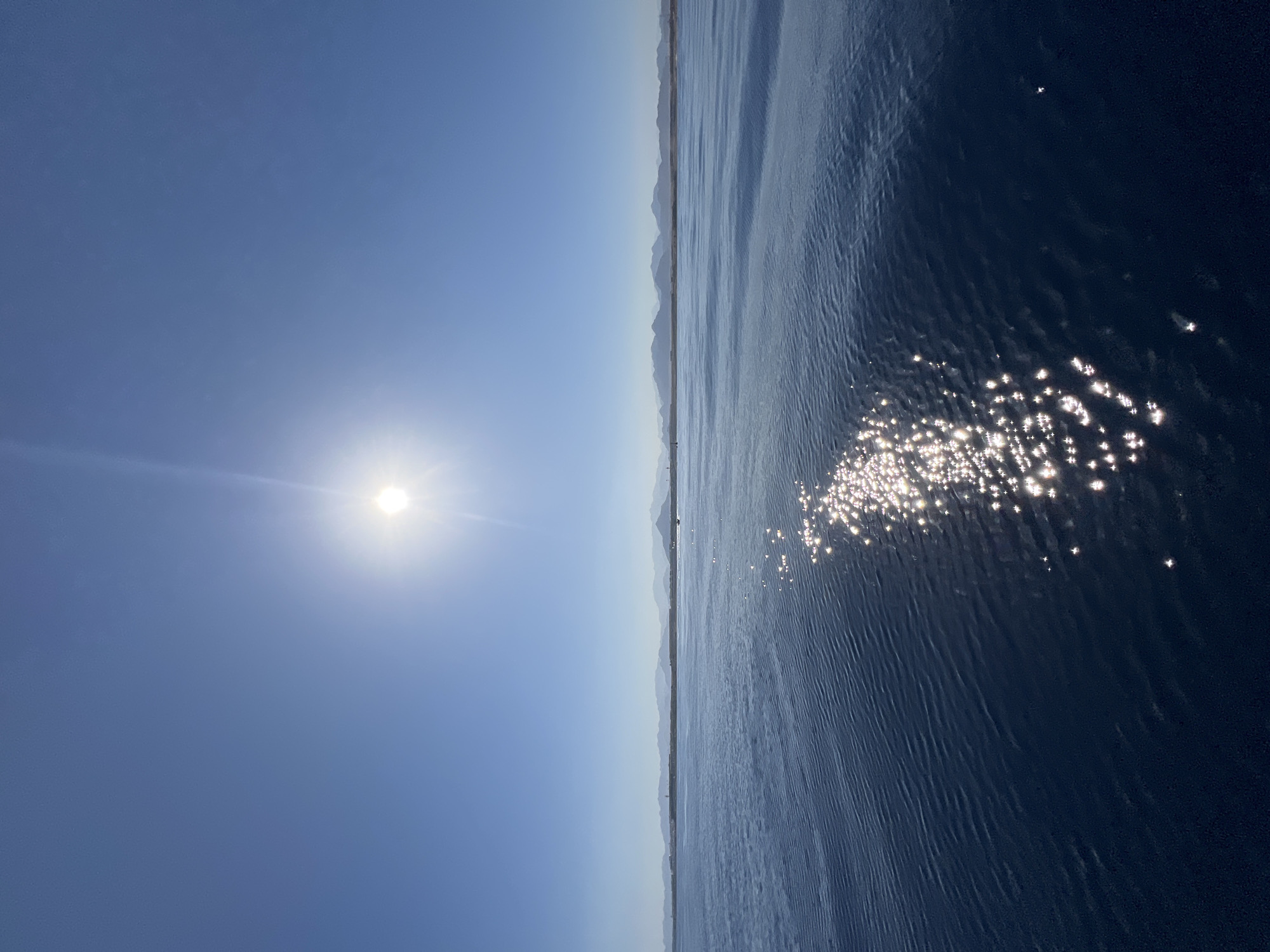 Bright afternoon on the Red Sea off Sharm El Sheikh
