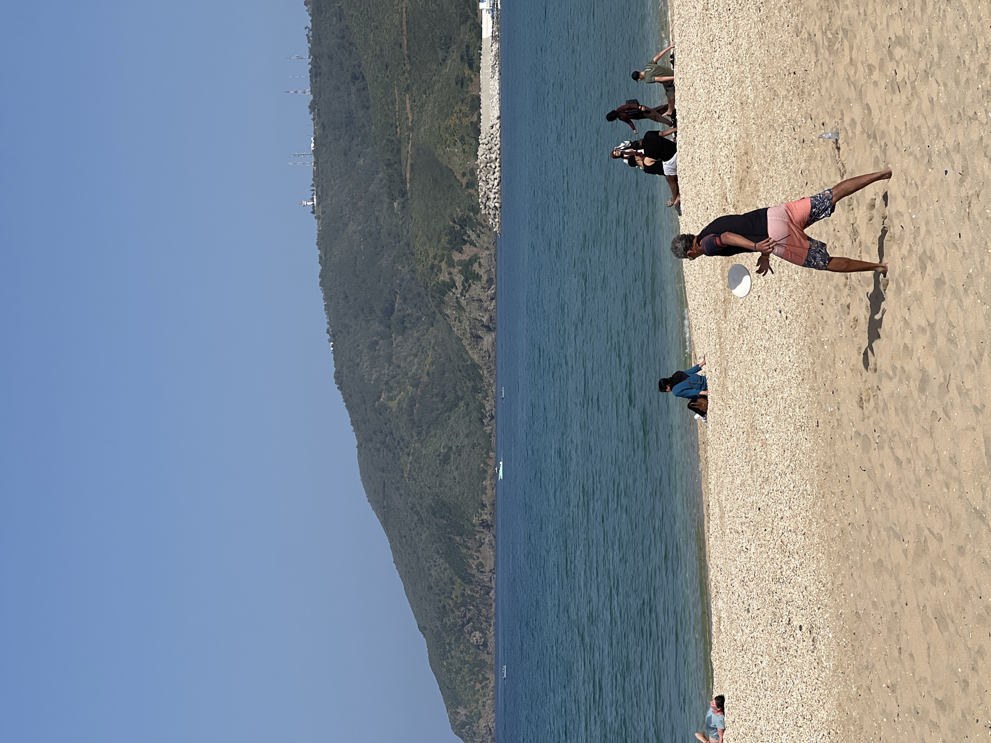 Sunny coastal scenes documented in M'Diq, Morocco beach town