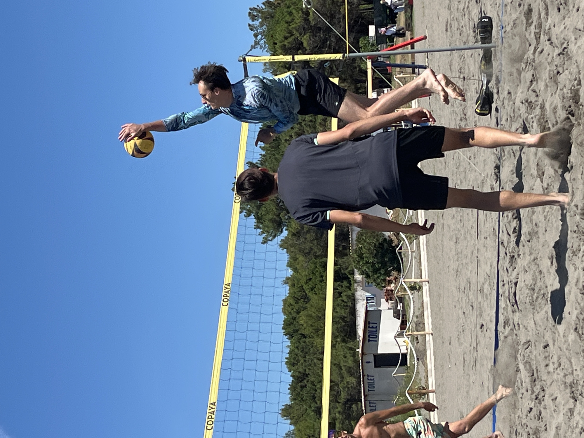 Beach volleyball game captured in Pistula, Montenegro morning session