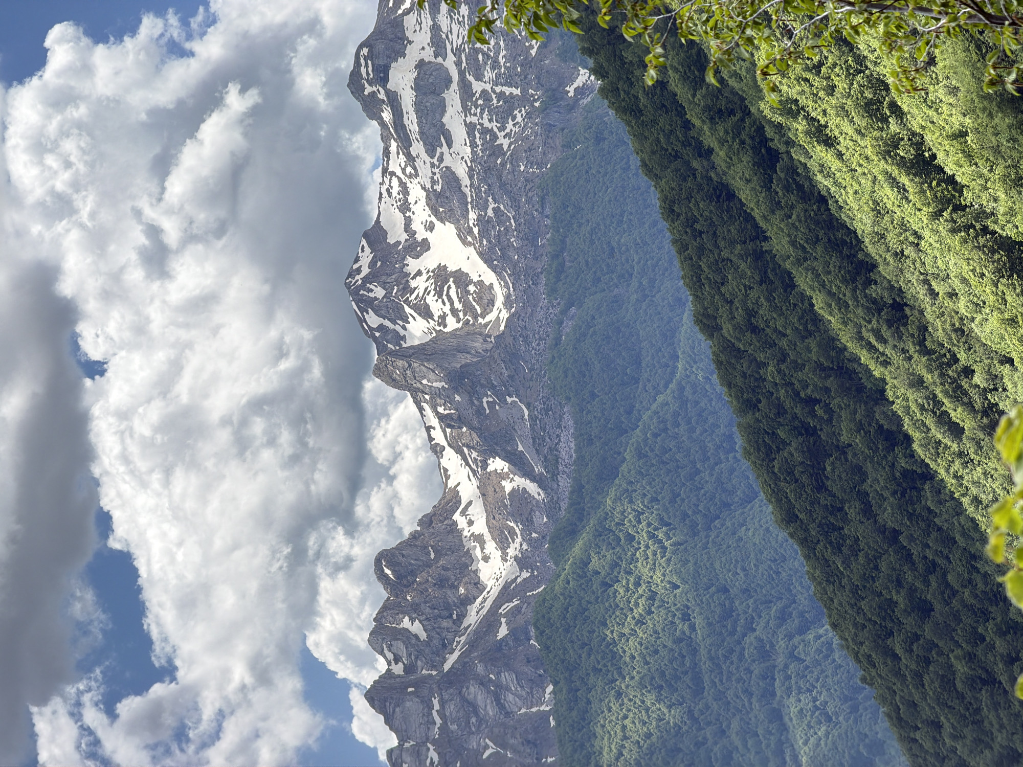 Mountain landscape documented in Dragovića Polje, Montenegro