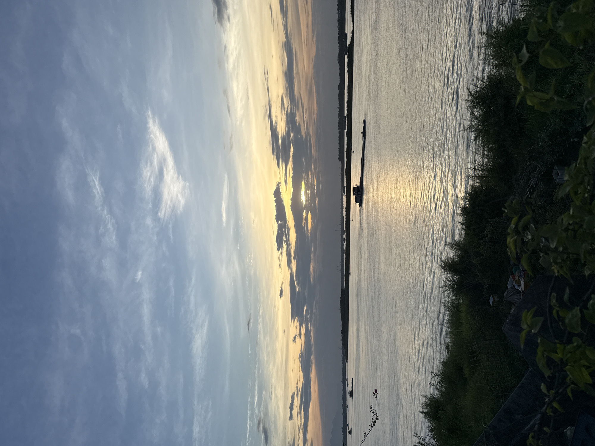 Sunset moments captured along Red River in Hà Nội