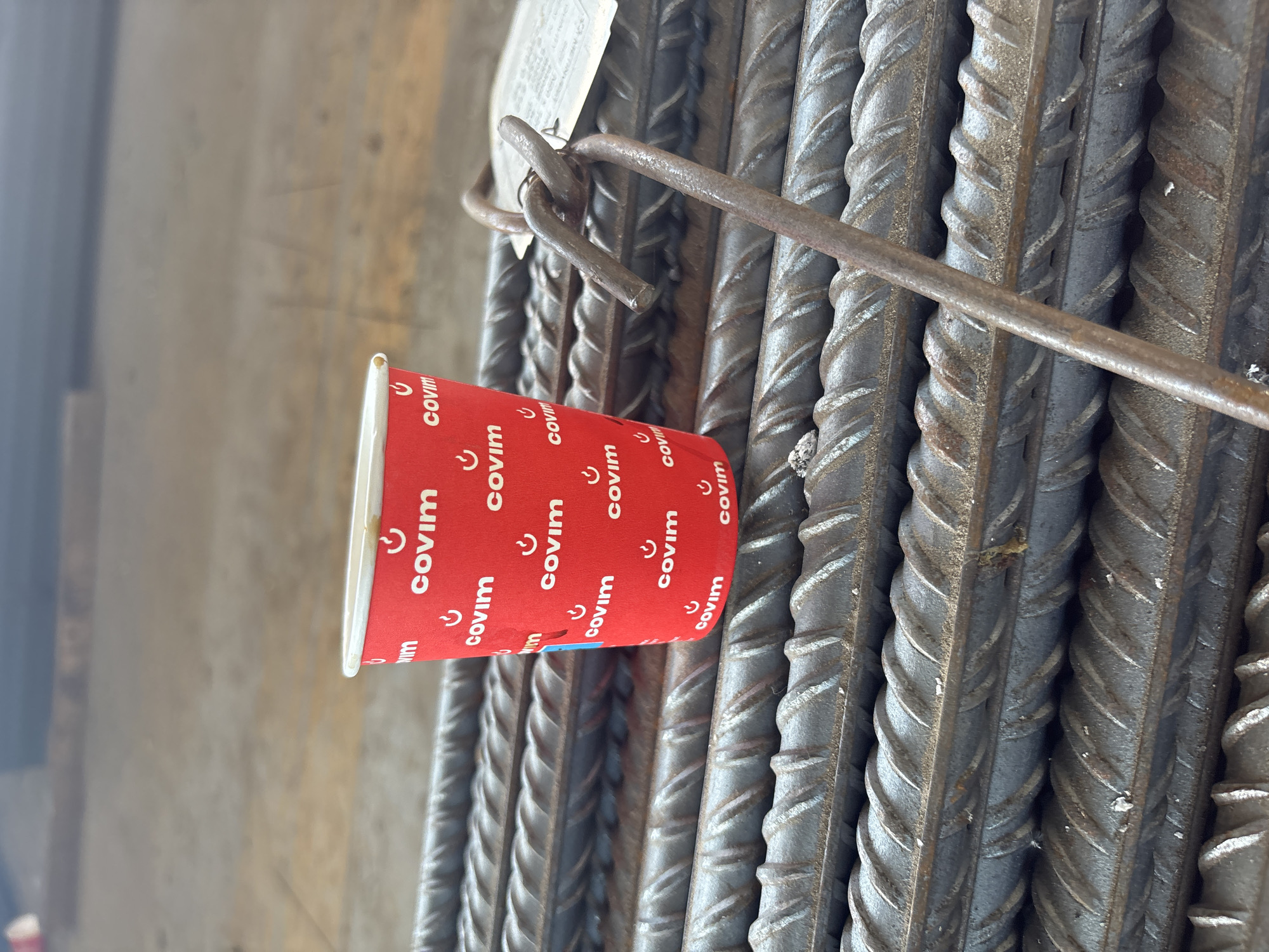 Rebar bending and coffee breaks at a Plovdiv construction site