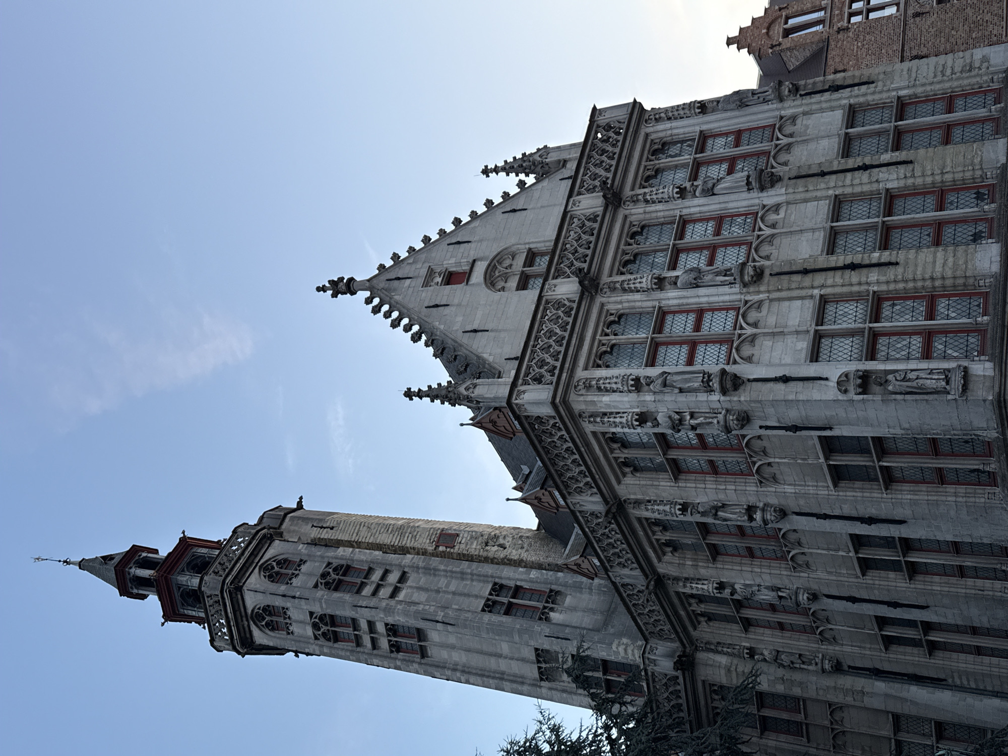 Evening stroll through Bruges, taking in Gothic landmarks and street details