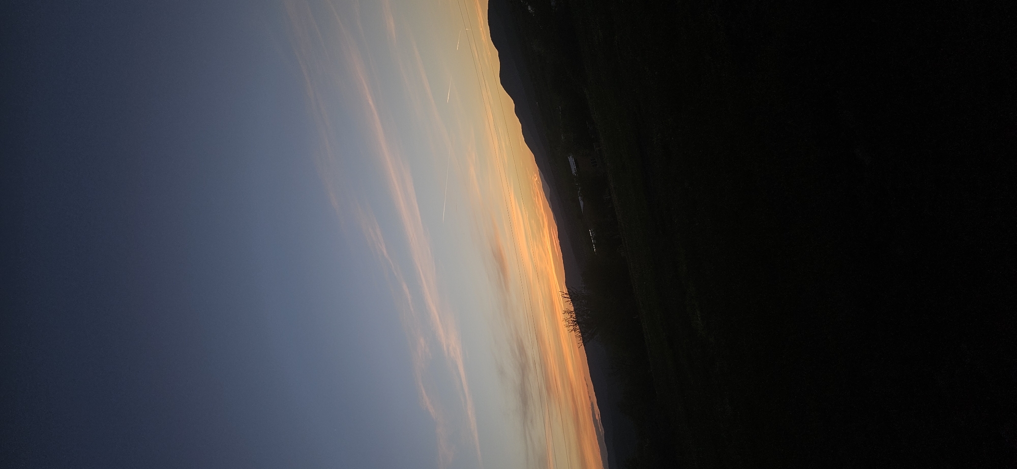 Sunset documented over Momin Prohod, Bulgaria countryside landscape