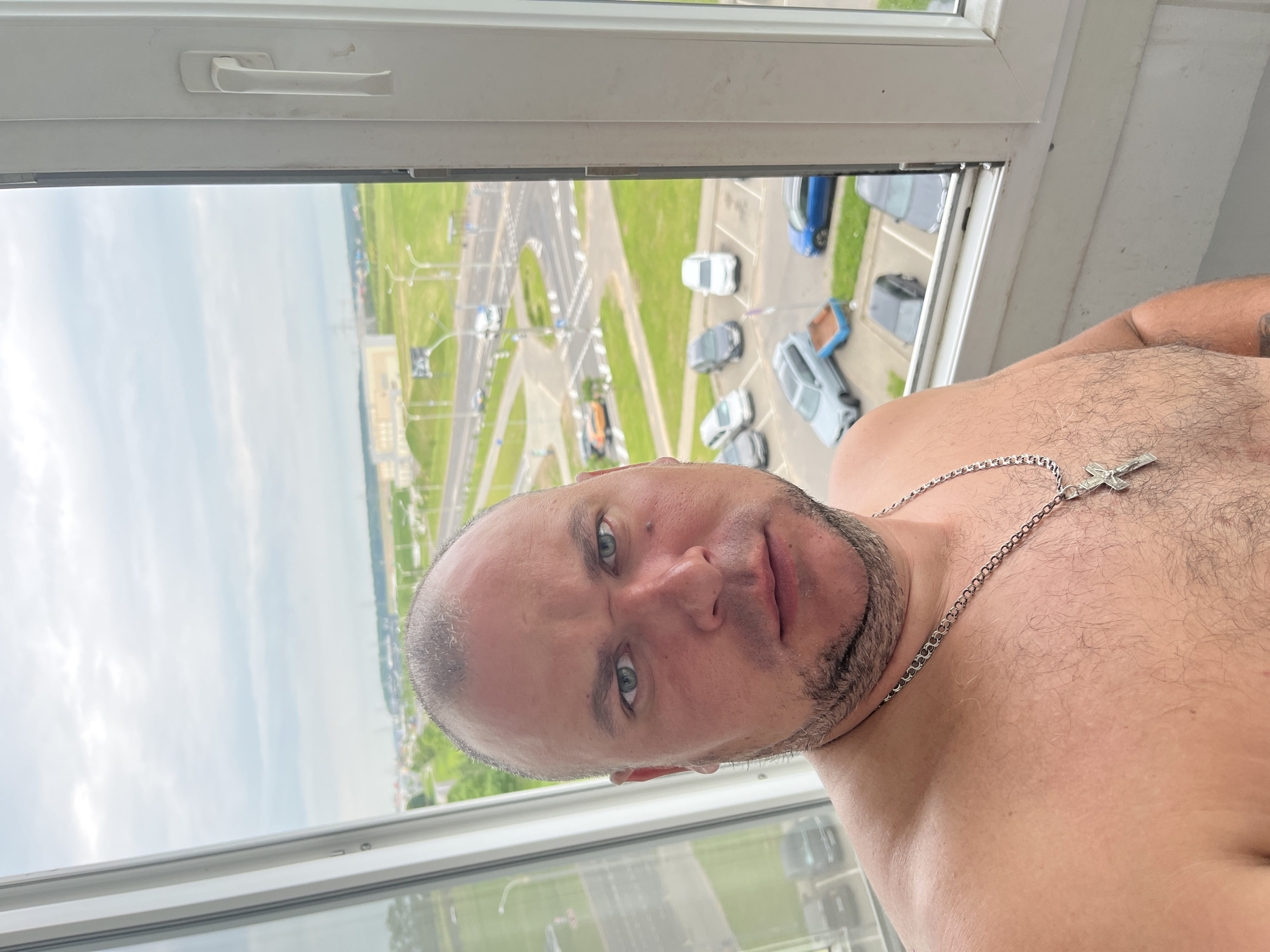 Early morning personal routine documented in Minsk apartment