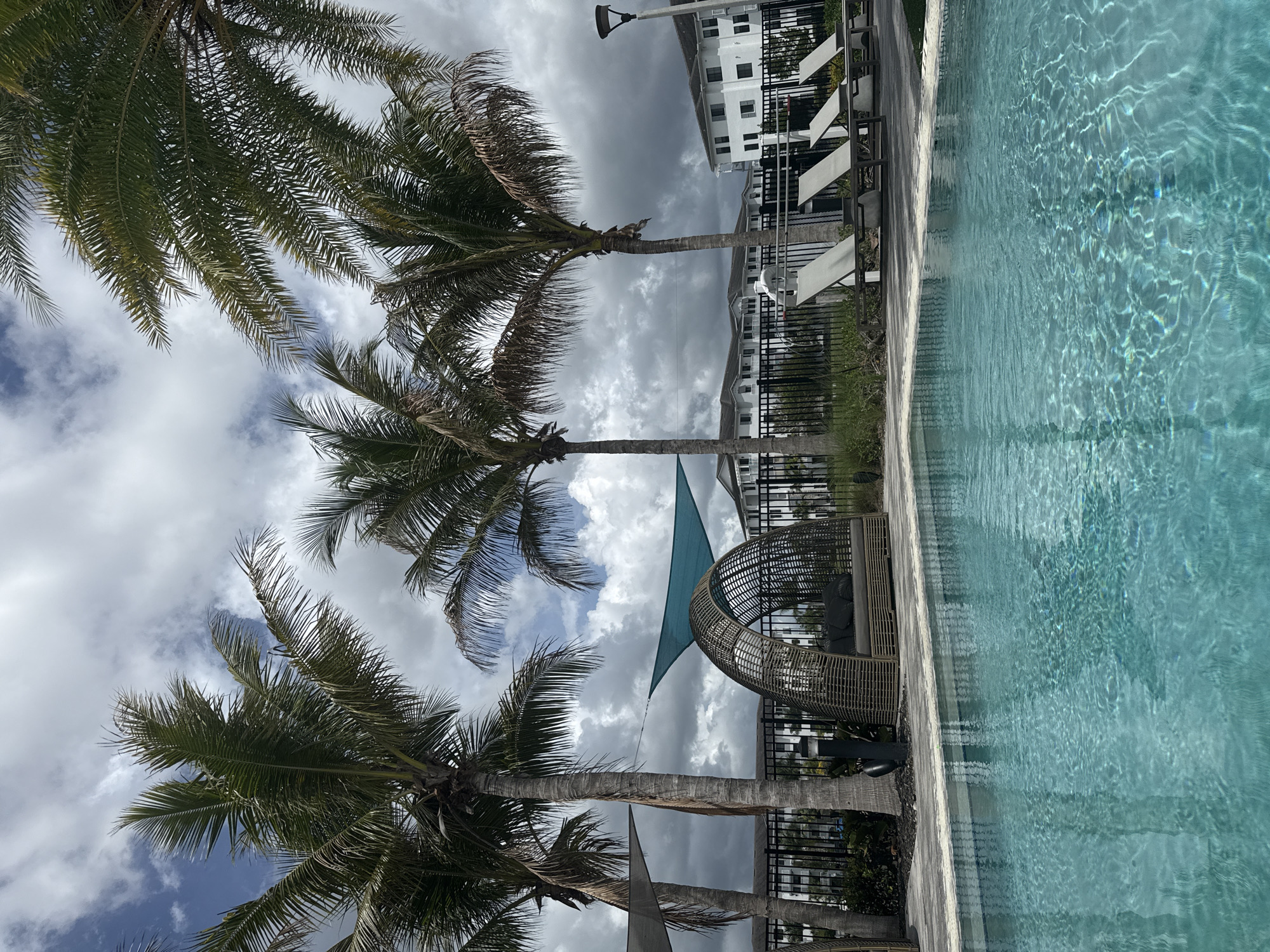 Poolside scene documented in Naples, Florida