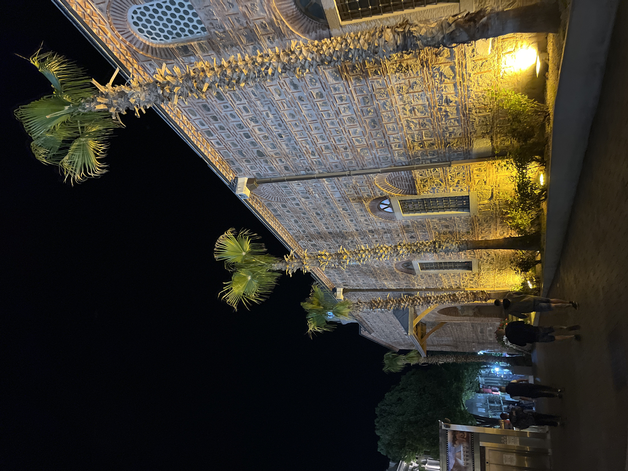 Evening observations captured around Plovdiv's historic Dzhumaya Mosque district