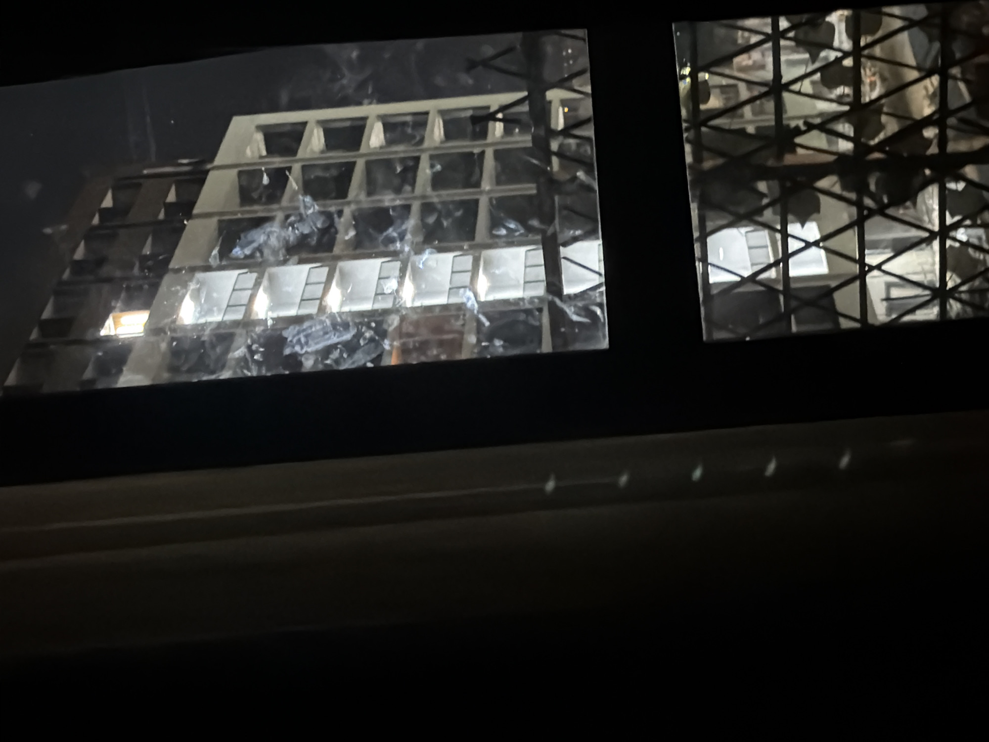 Late evening at home in Tbilisi, snacks and city lights