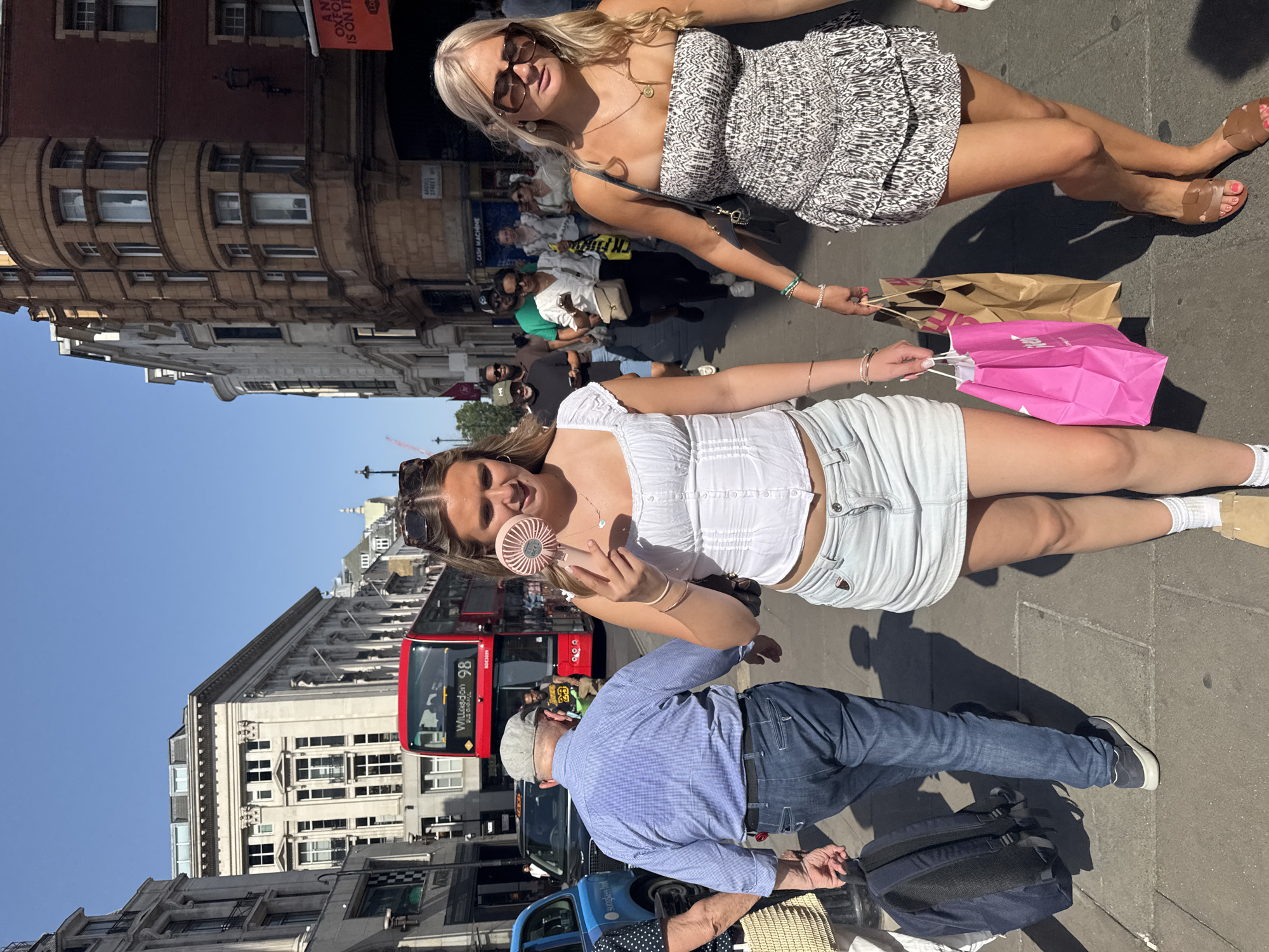 A summer afternoon in London, streets to Underground and drinks