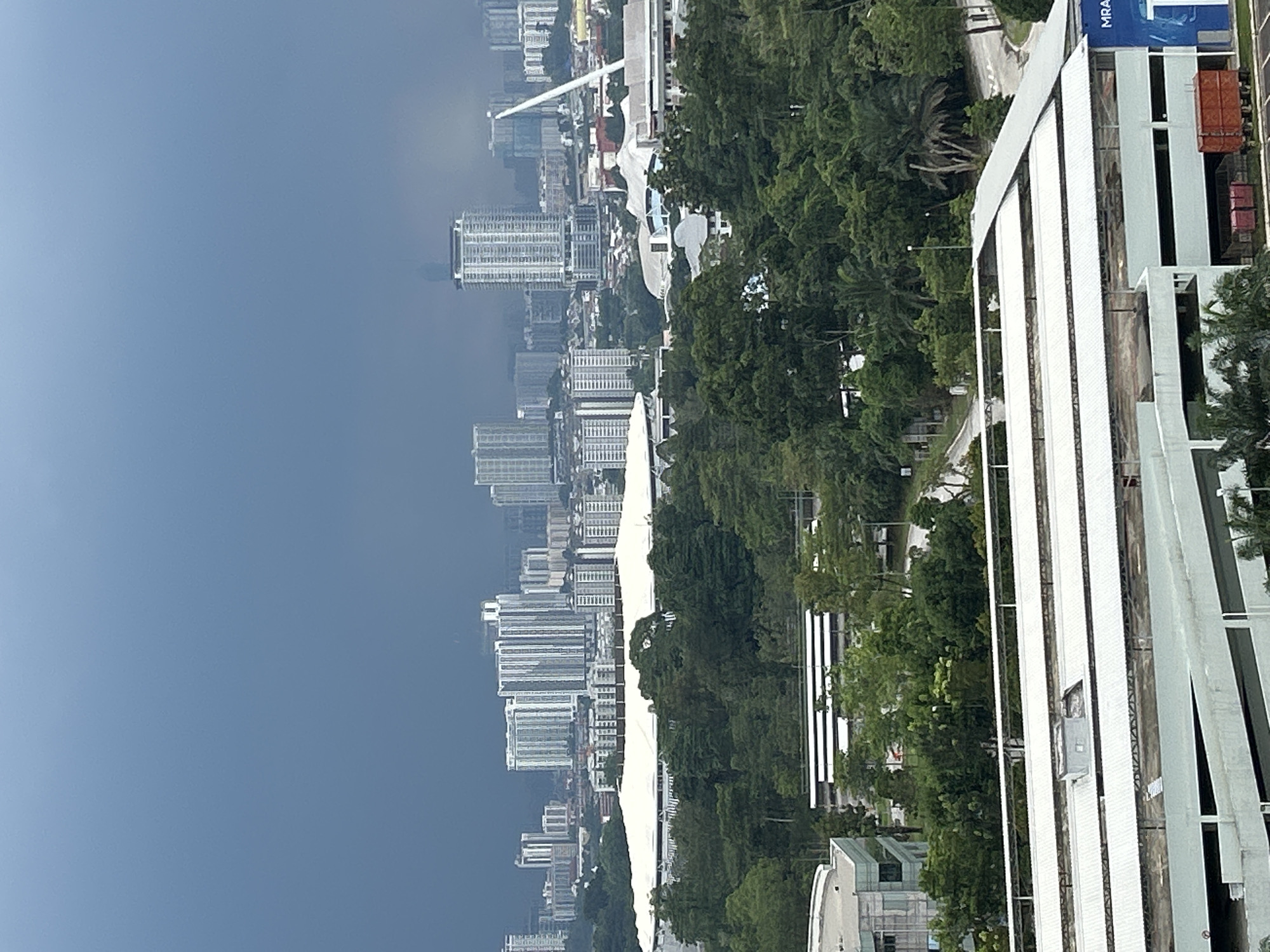 Morning aerial views capture Kuala Lumpur's dense urban skyline