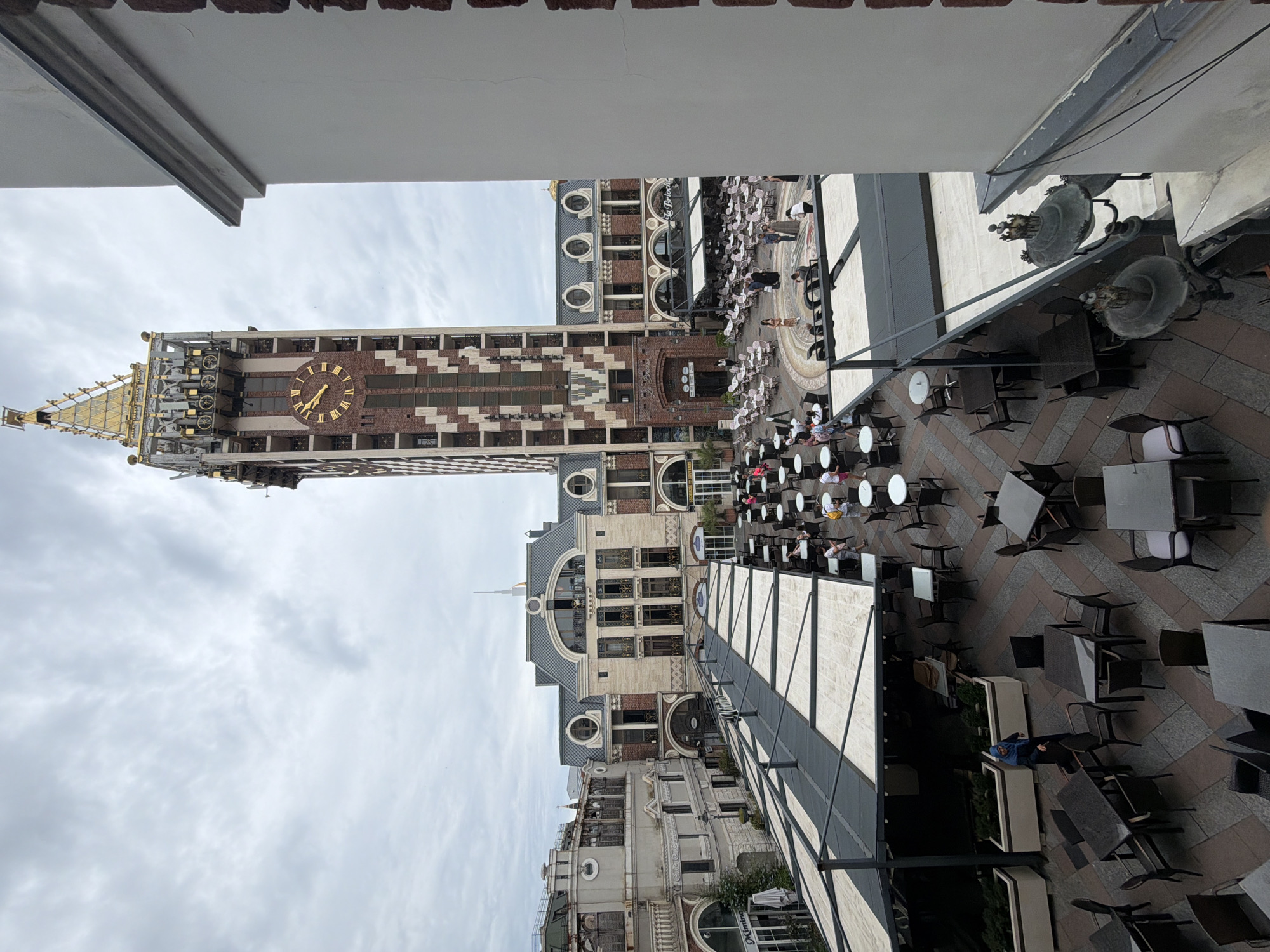 Batumi's spiral Alphabet Tower and its open piazza