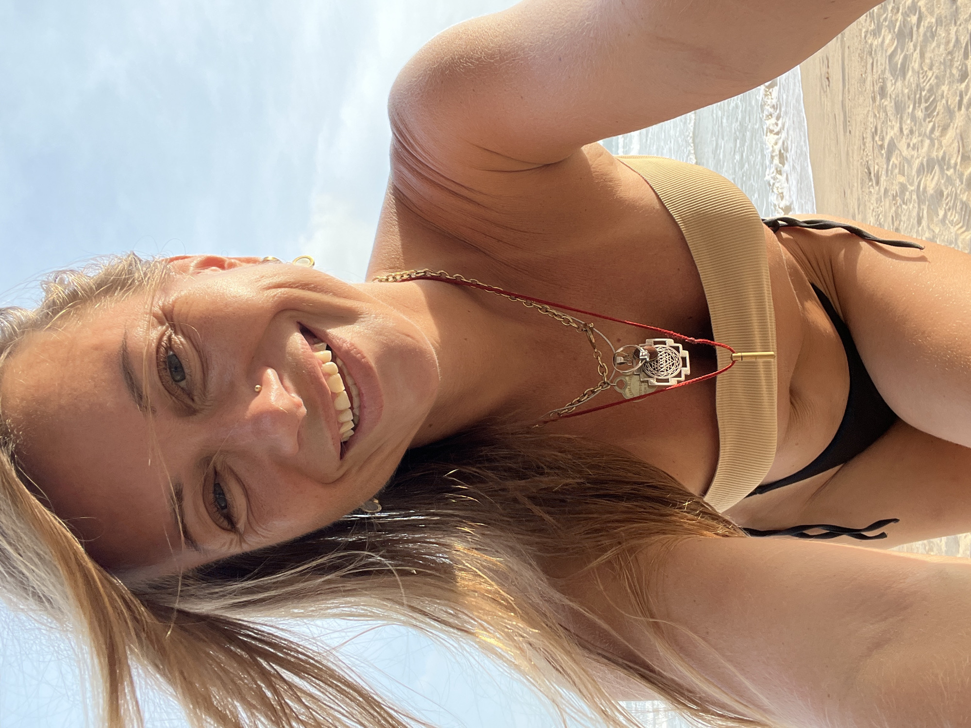 Beach selfie series on the Sri Lankan coast