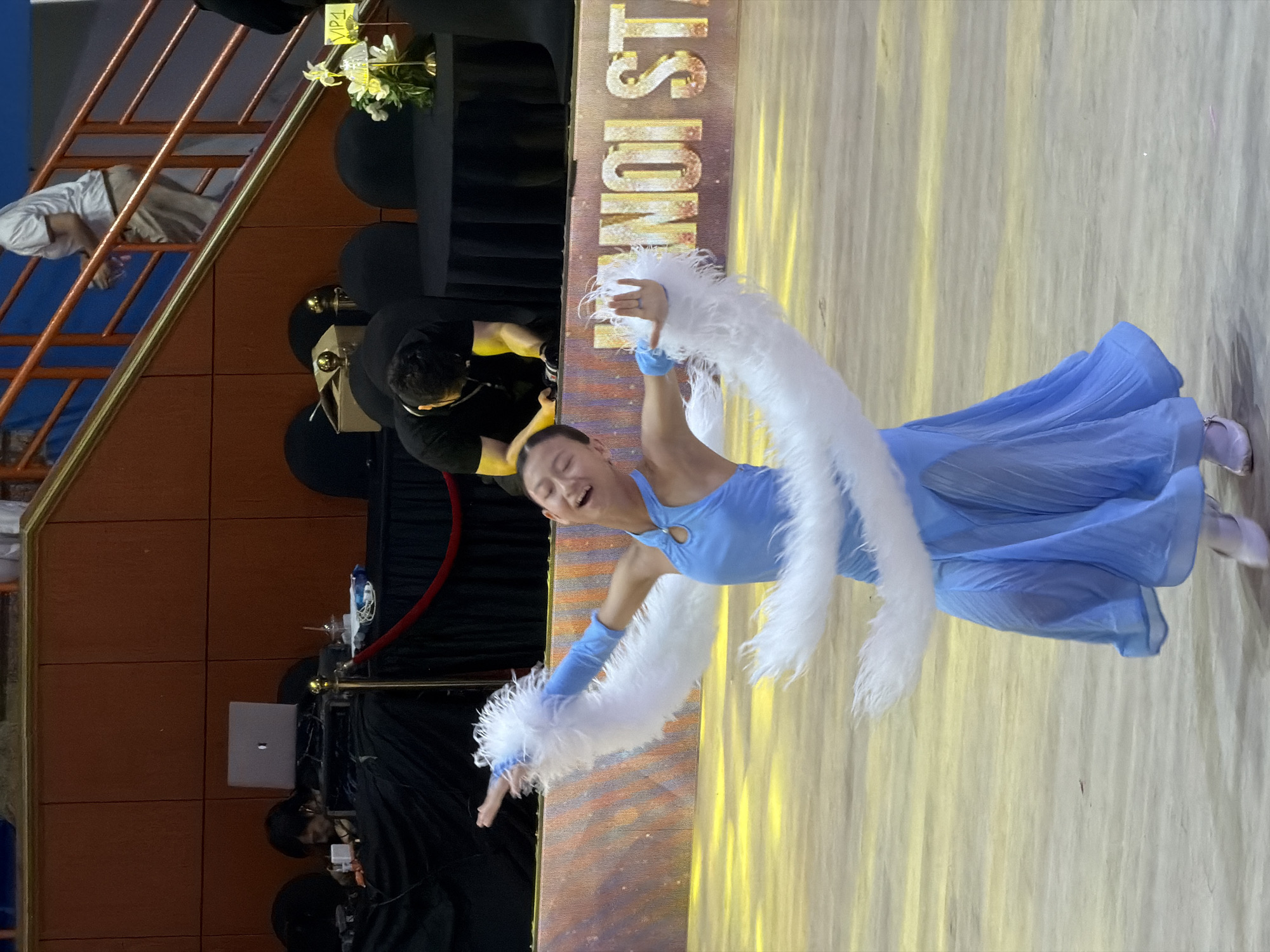 Ballroom dance competition at Hanoi Friendship Palace