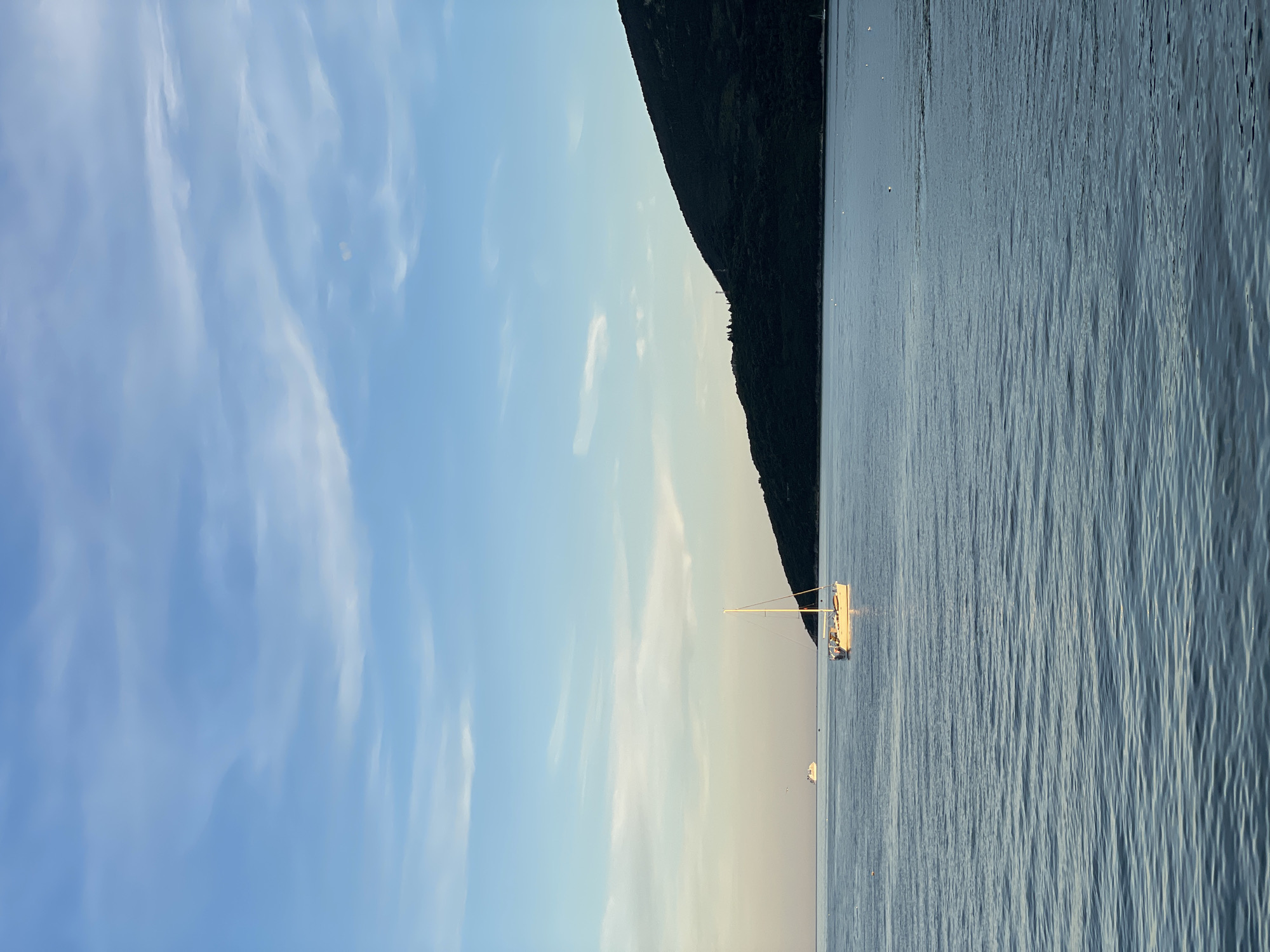 Evening views of Bay of Kotor from Herceg Novi