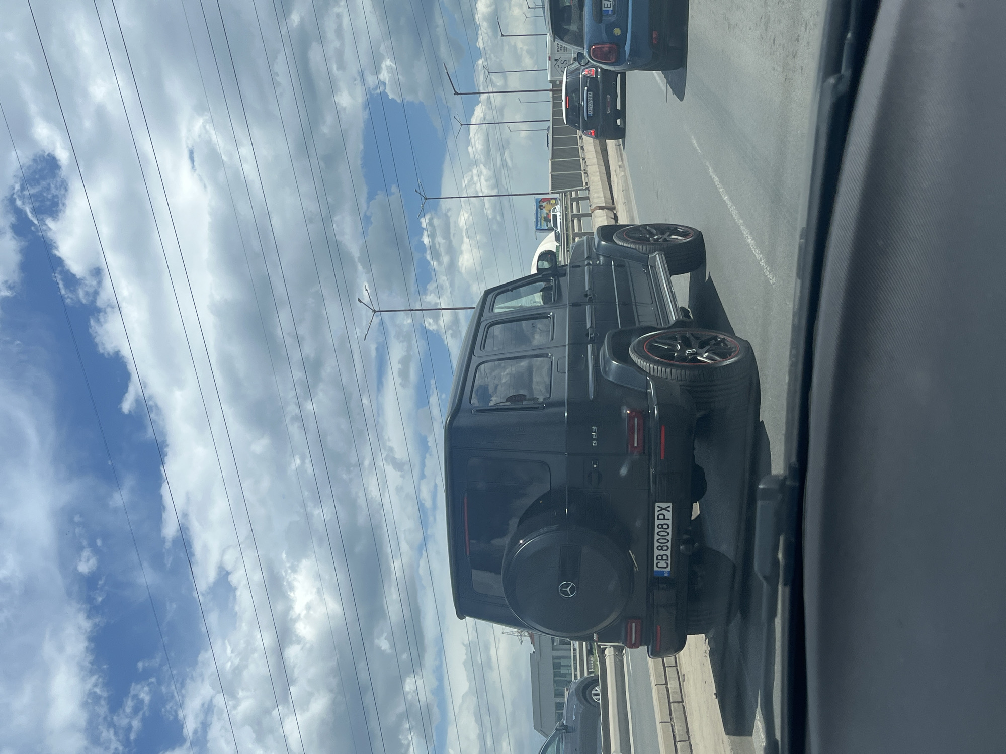 Black Mercedes G-Class spotted in Sofia traffic