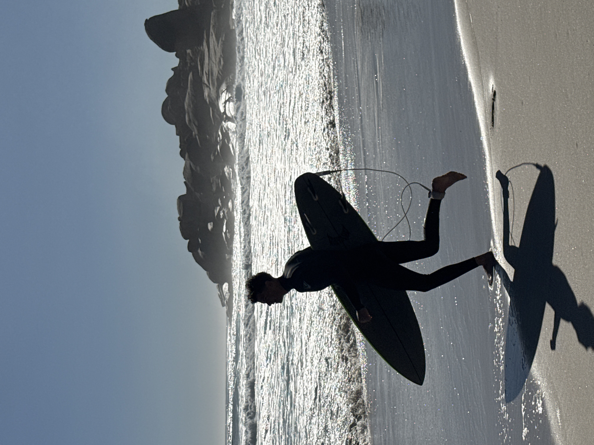 Busy beach day captured at Hout Bay, South Africa