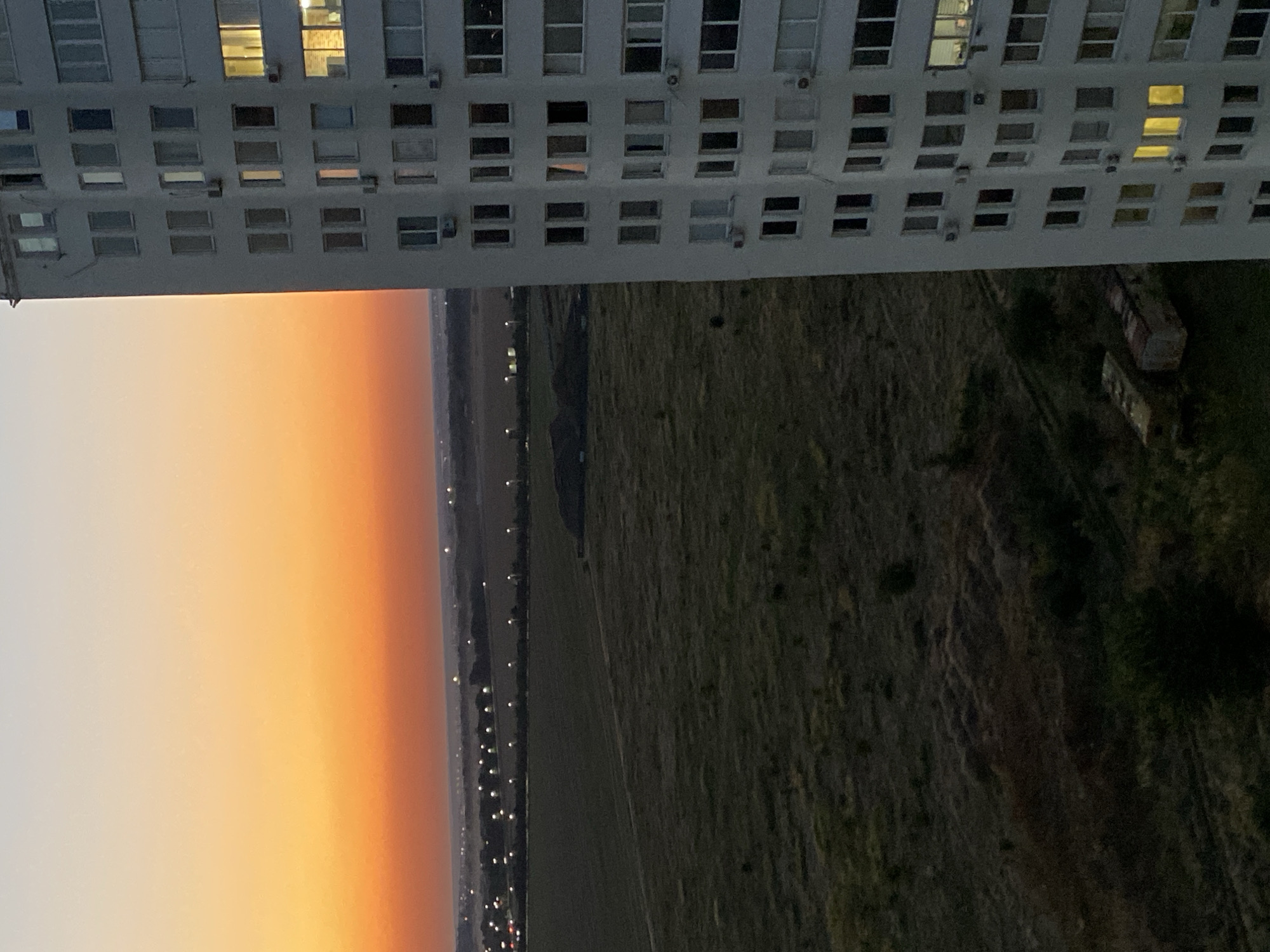 Chornomorsk at golden hour, from rooftop to kitchen