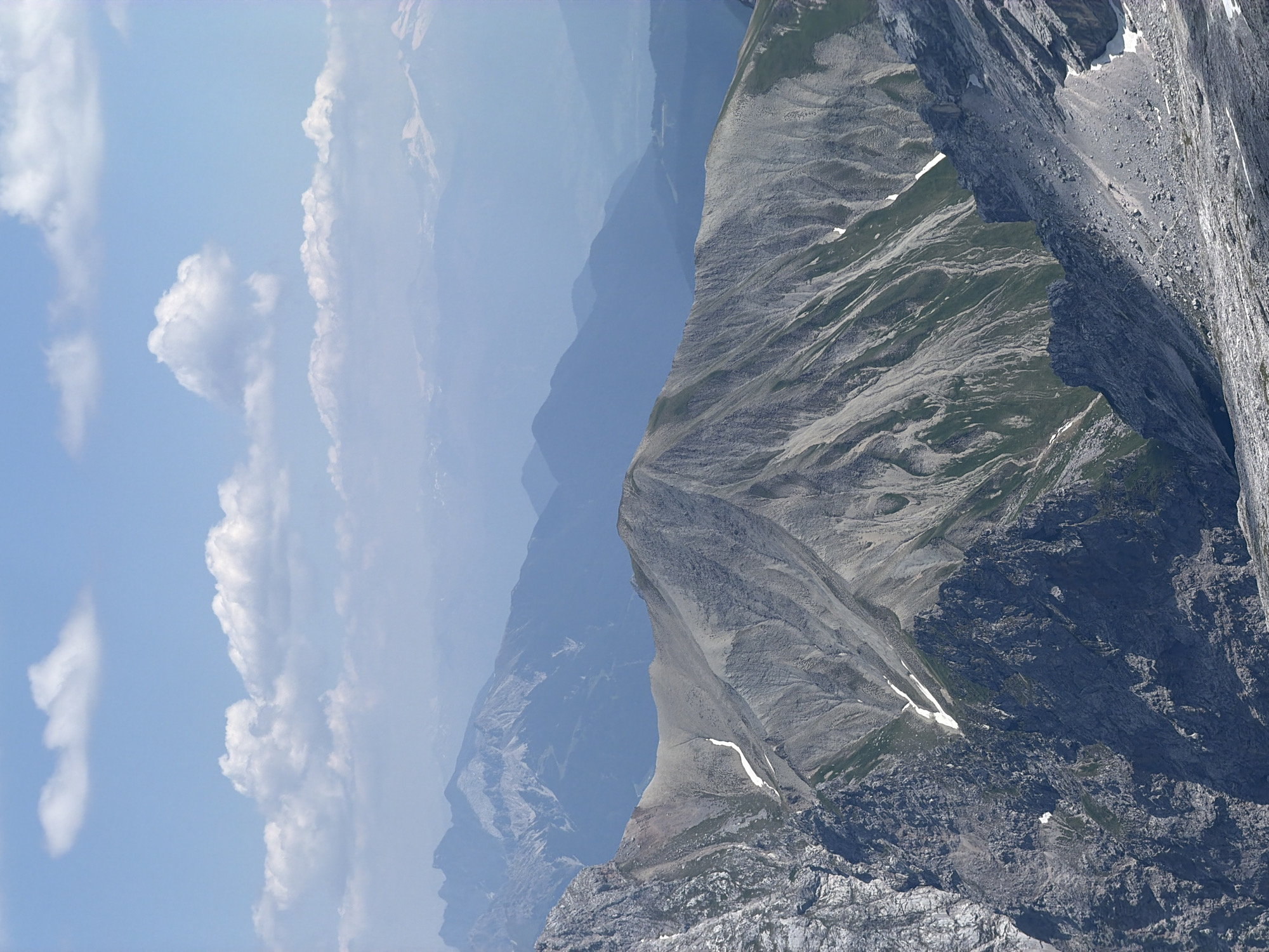 High-altitude Alpine views from Garmisch-Partenkirchen at midday