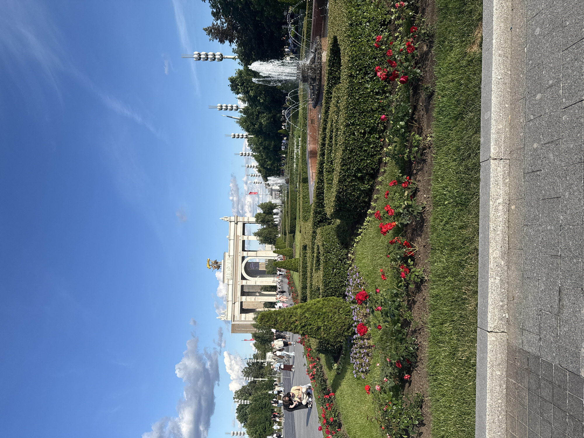 Busy summer afternoon at Moscow's VDNKh exhibition park