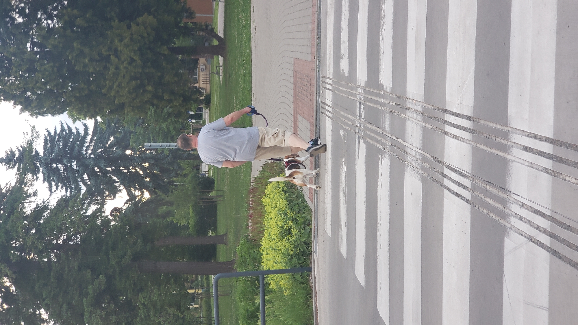 Evening life captured across Prešov parks and streets