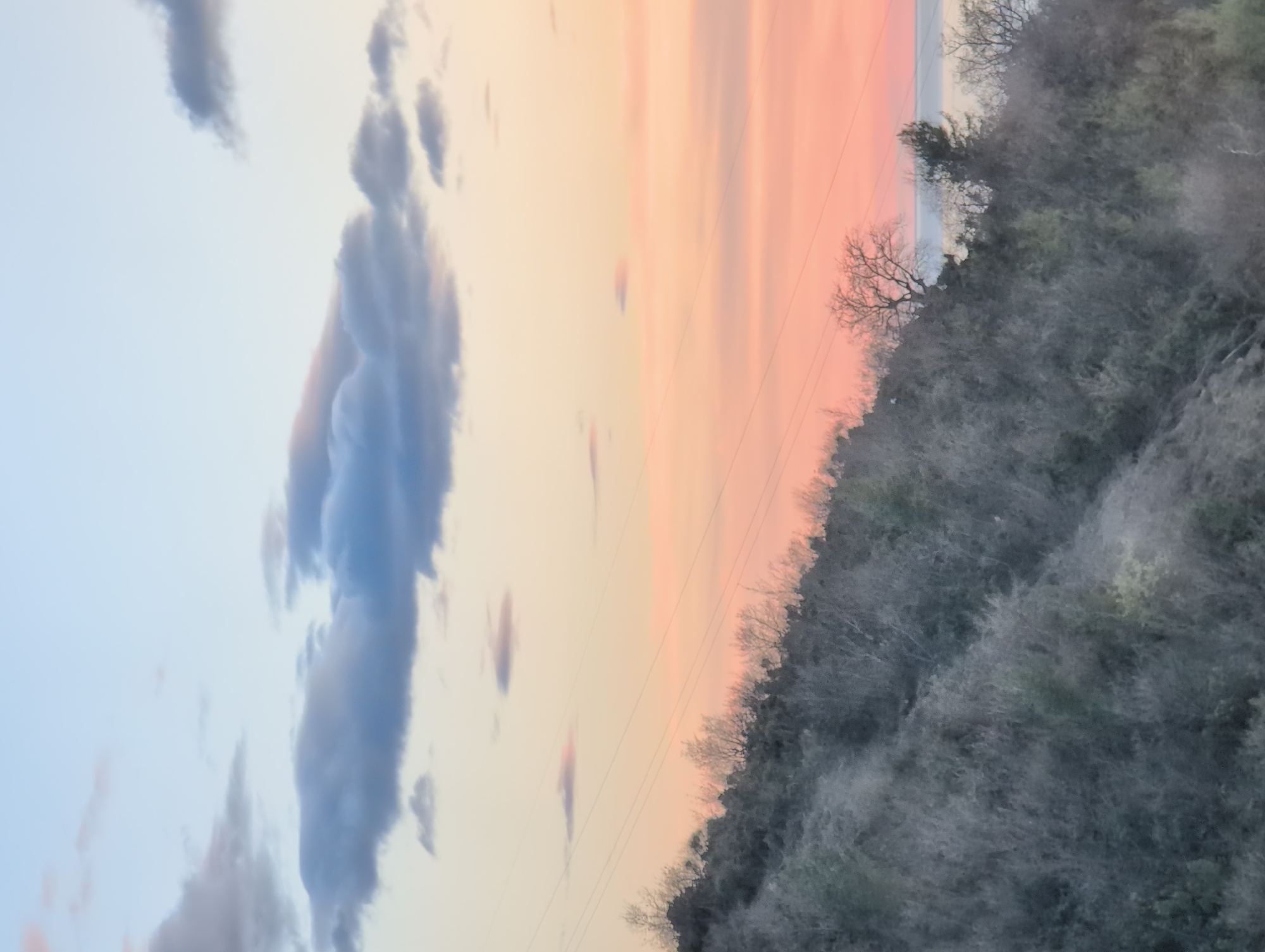 Sunset photograph captured in Podličak, Montenegro
