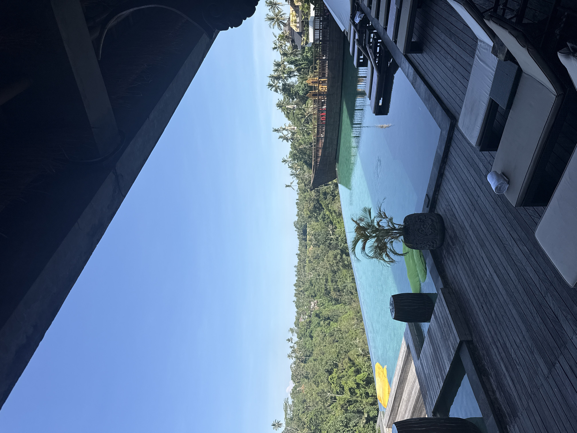 Morning documentation captures Tegallalang's scenic pools, doors, pathways, sculptures