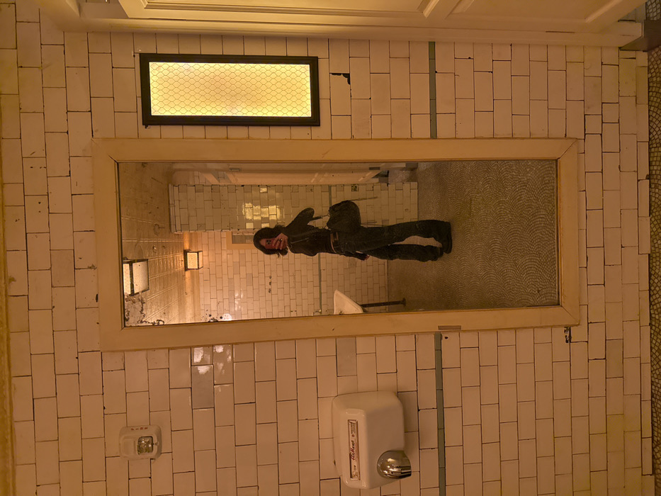New Yorker Documents Evening Out Through Bathroom Selfies, Meal Remnants