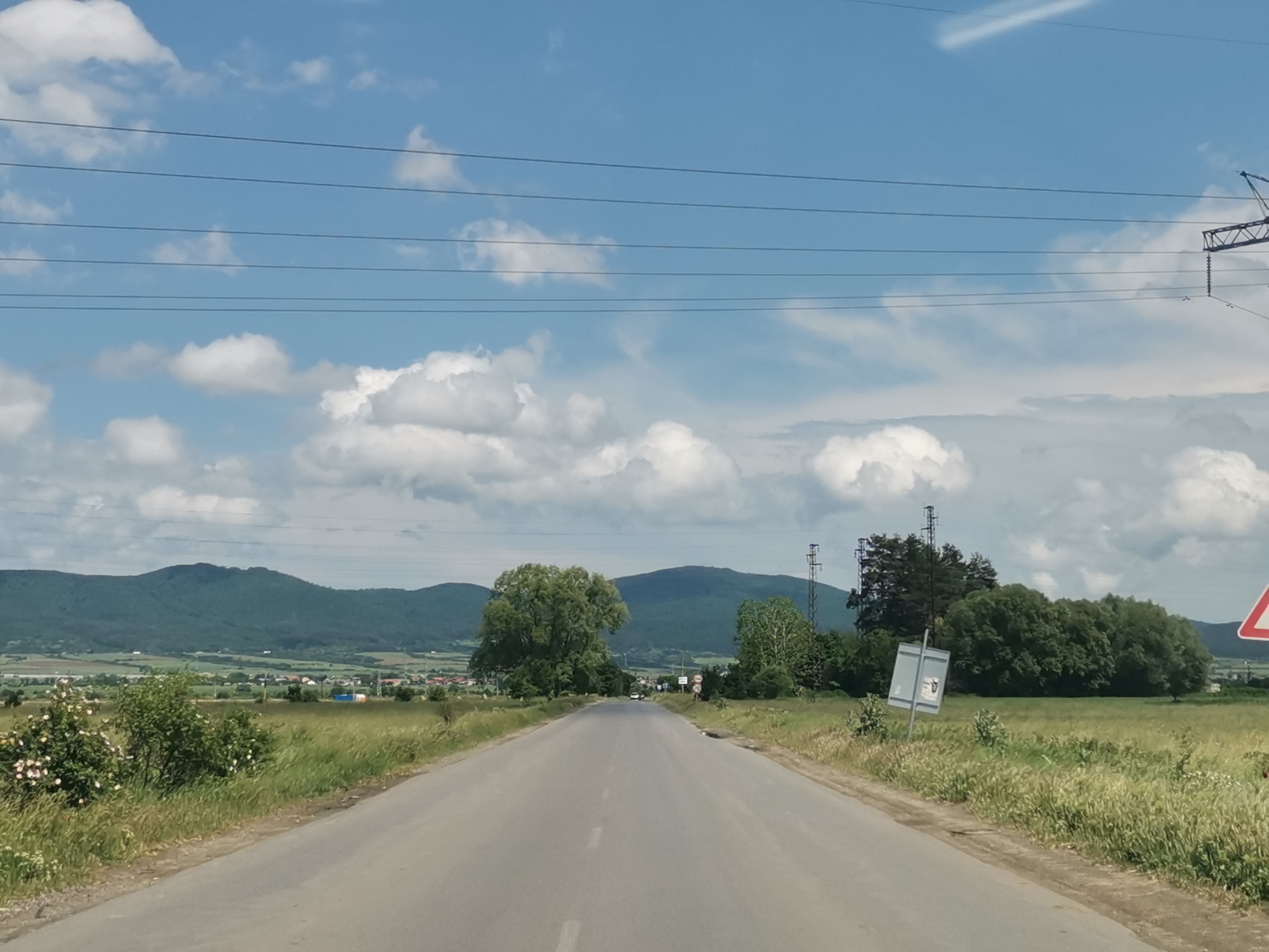 Rural road scene documented near Zhivkovo, Bulgaria