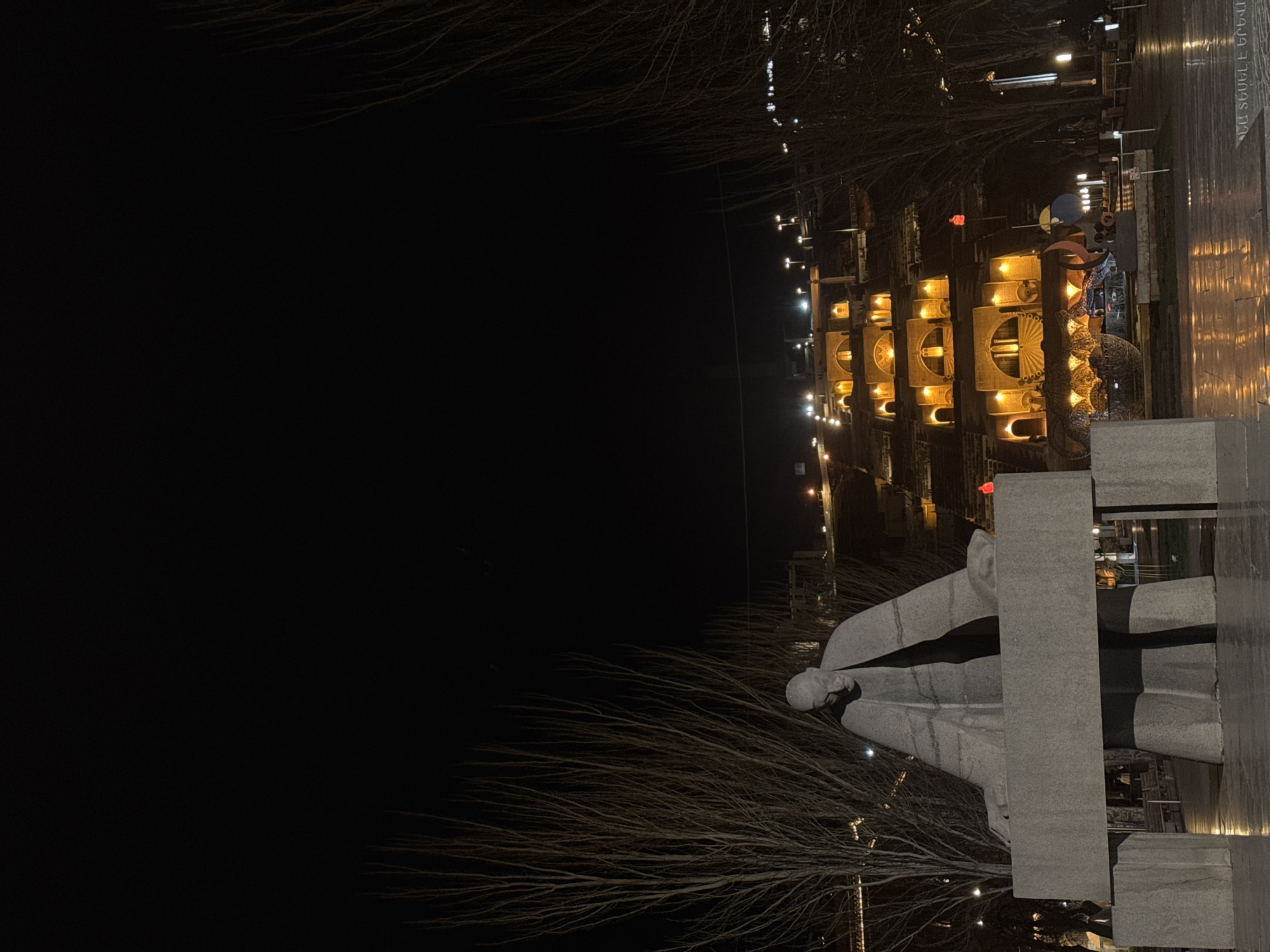 Evening documentation of Yerevan landmarks and local cuisine