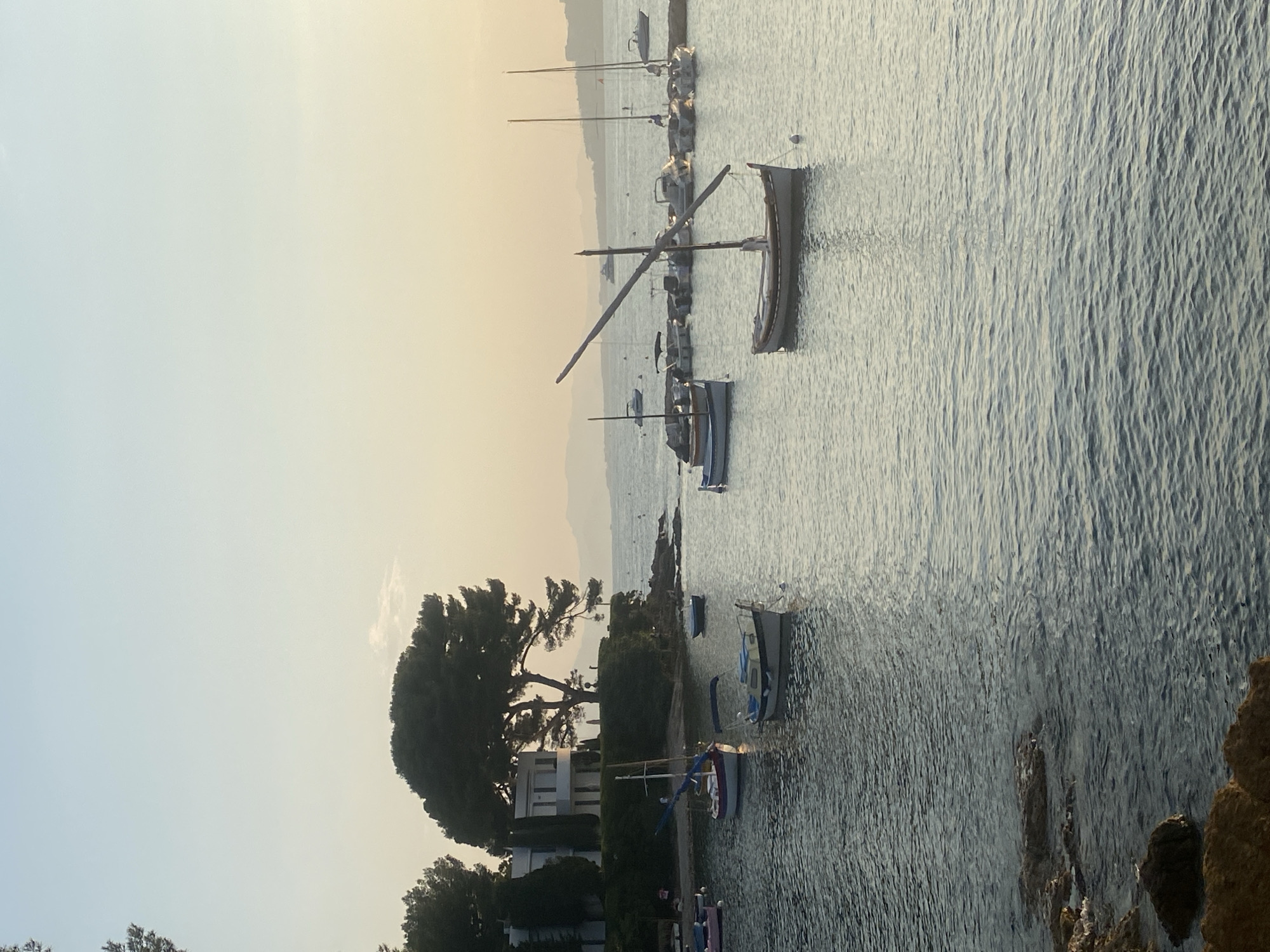 Golden hour ride through Cap d'Antibes harbor and villa streets